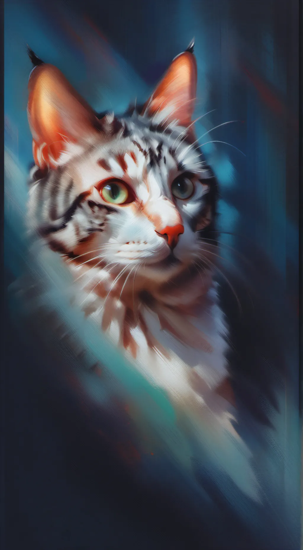 ai character: Cat background