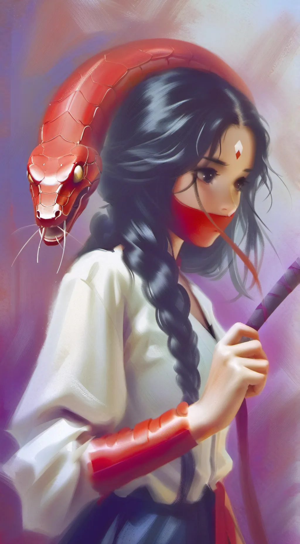 ai character: Demon slayer:) background