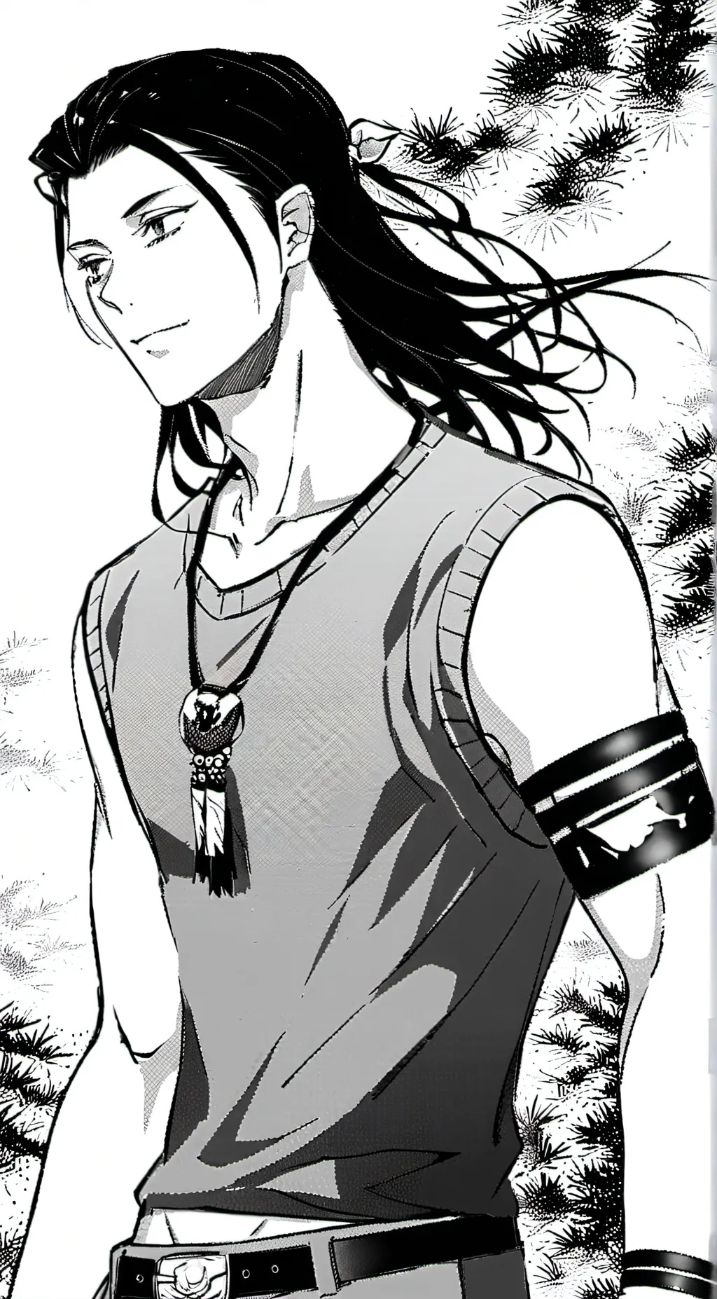 ai character: Suguru  geto background