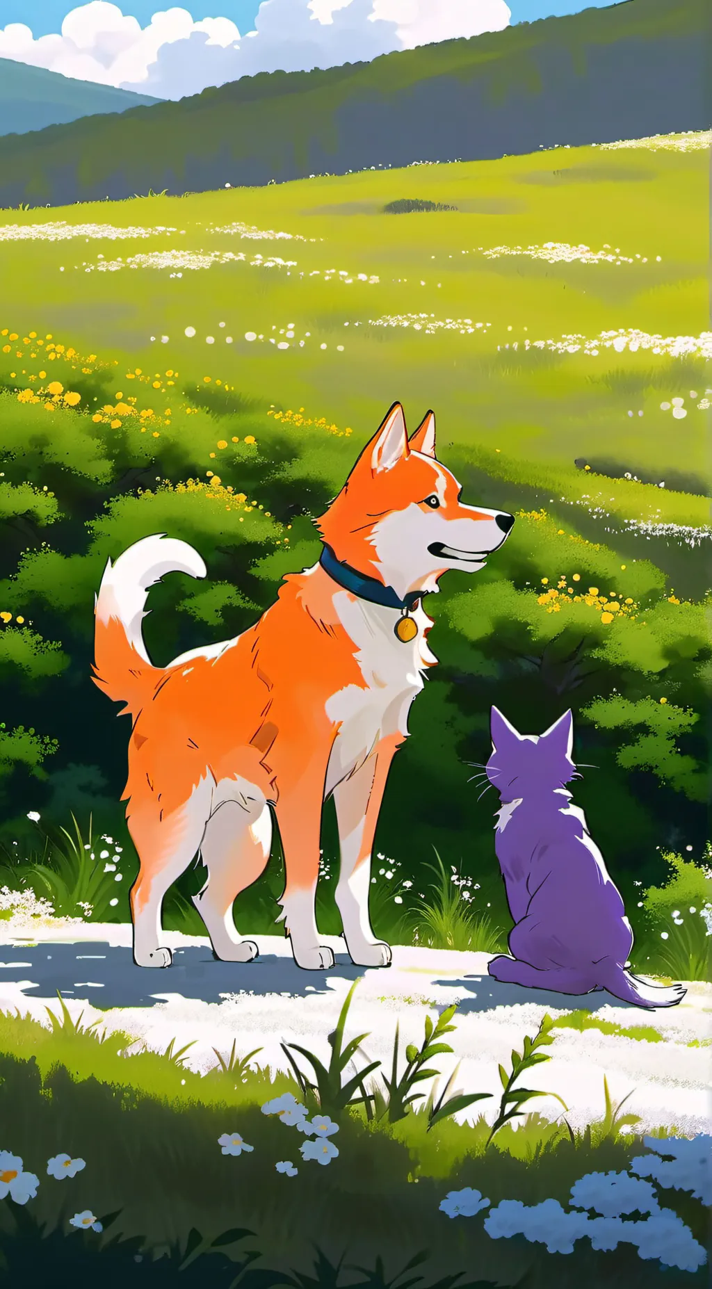 ai character: Smiling Critters  background