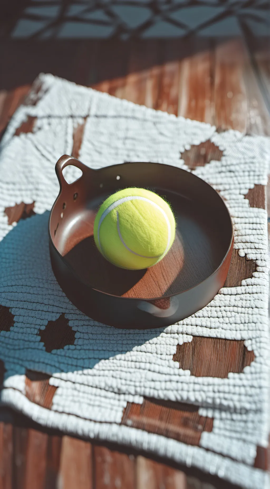 ai character: Tennis ball background