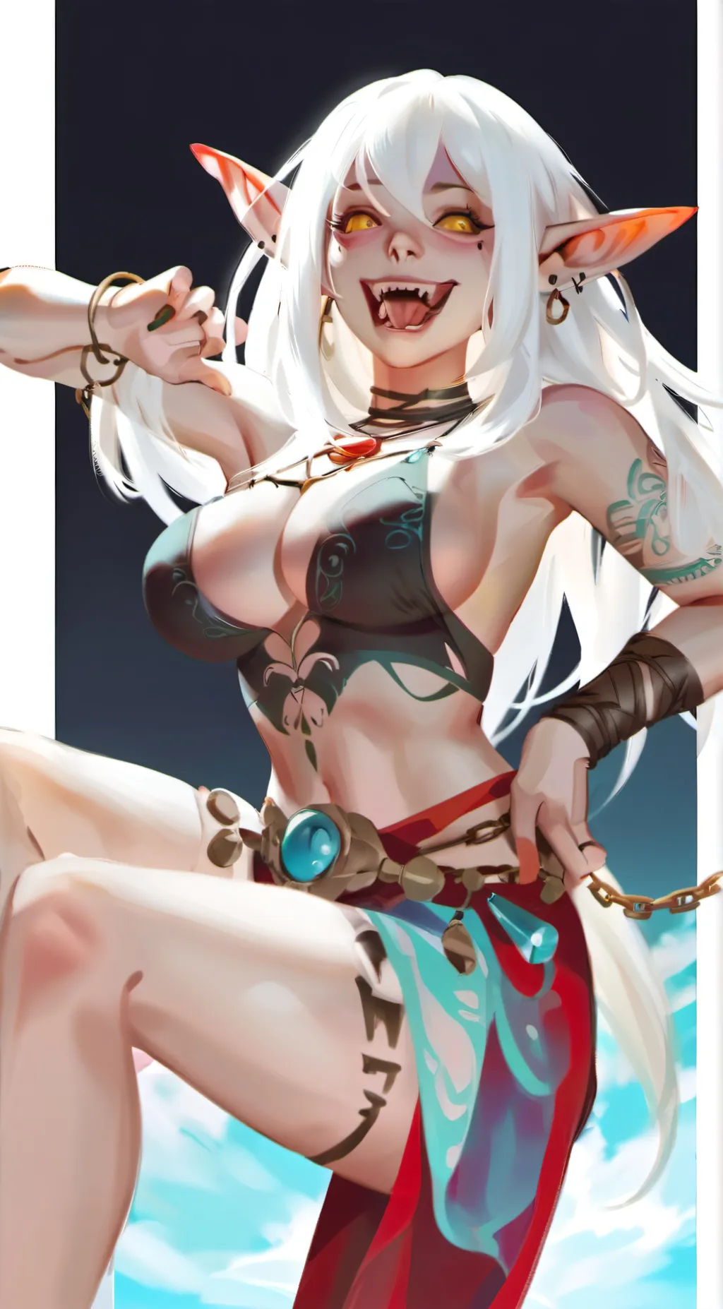 ai character: Elsa background