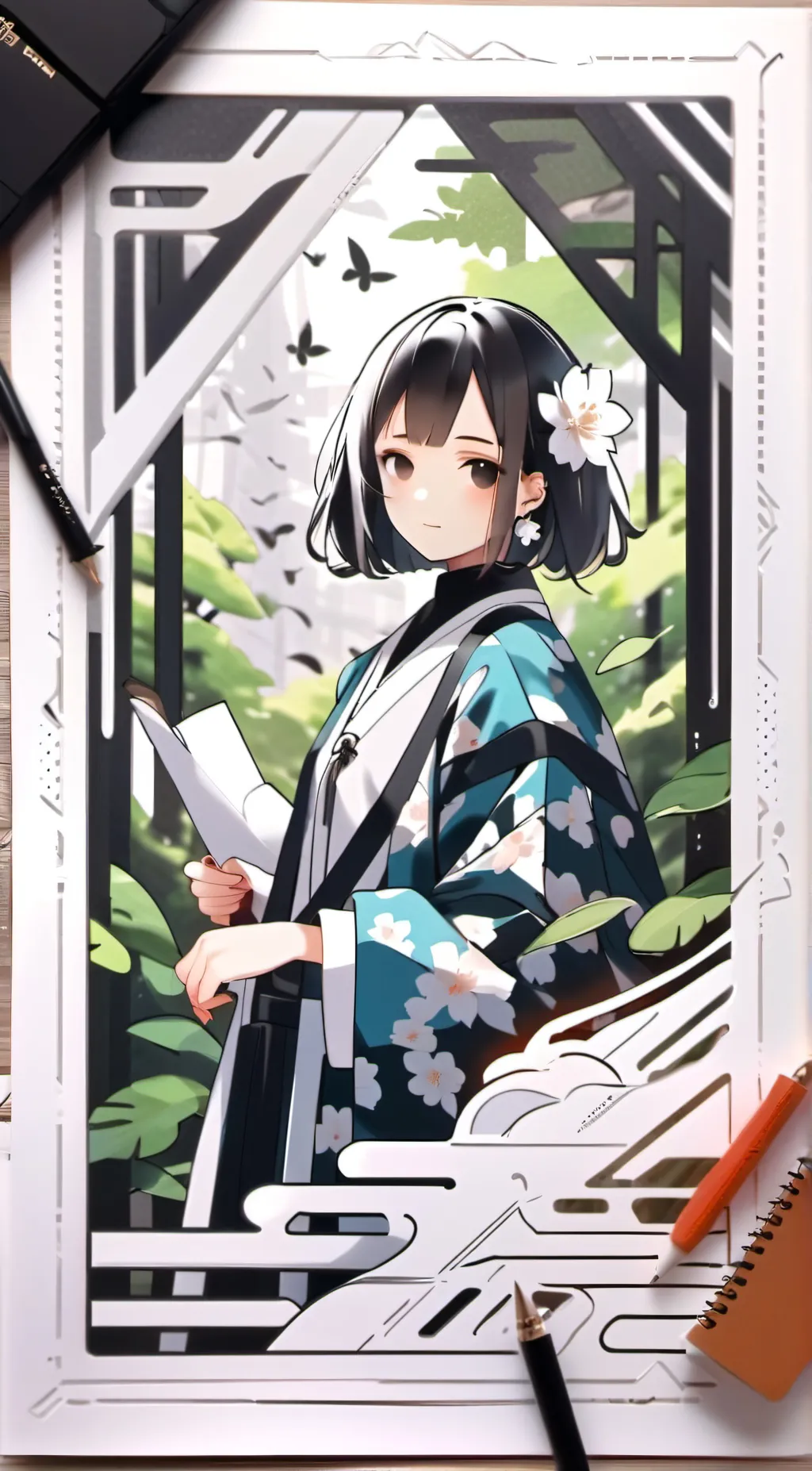 ai character: Zoey background