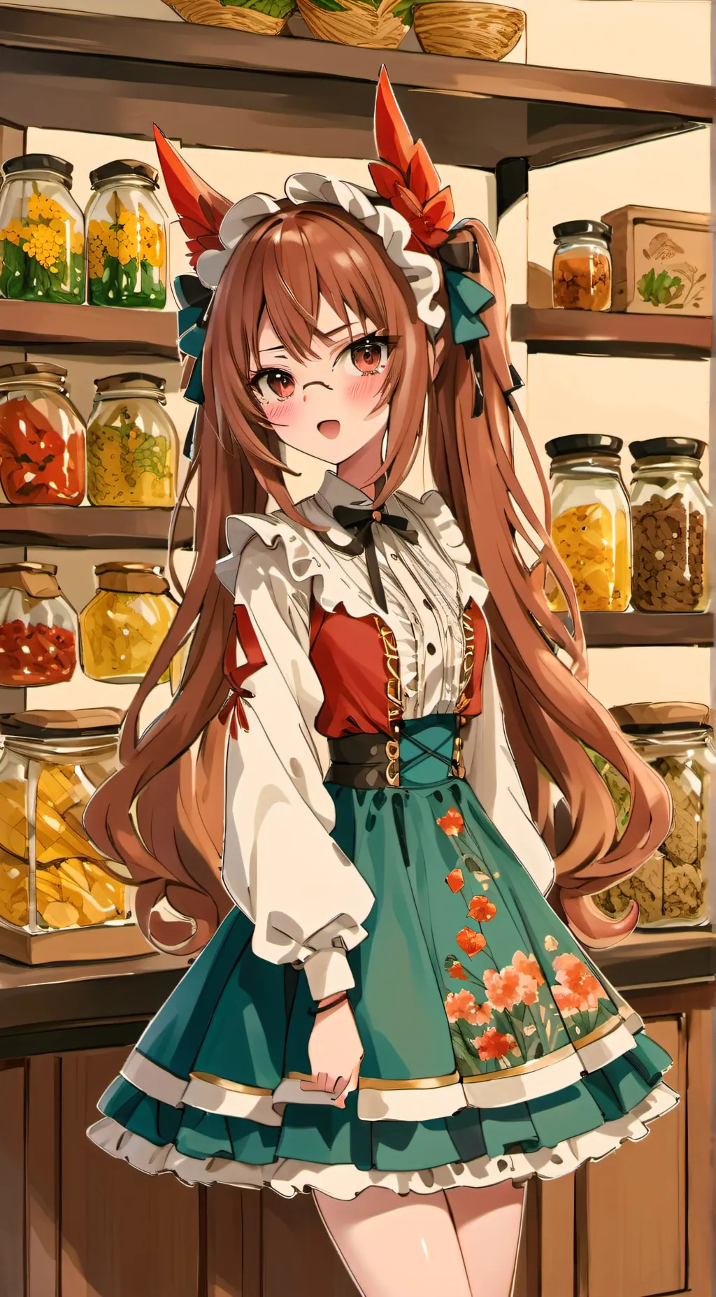 ai character: Foxy background