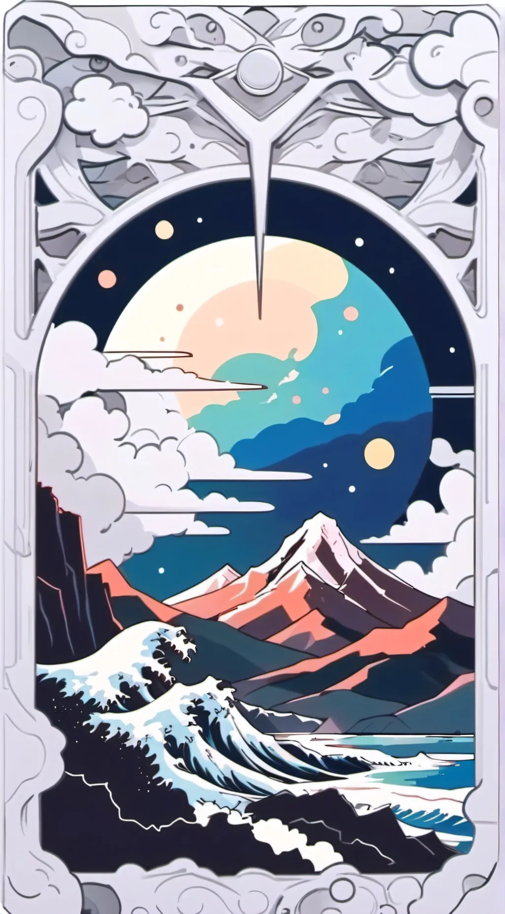 ai character: Past solarballs background