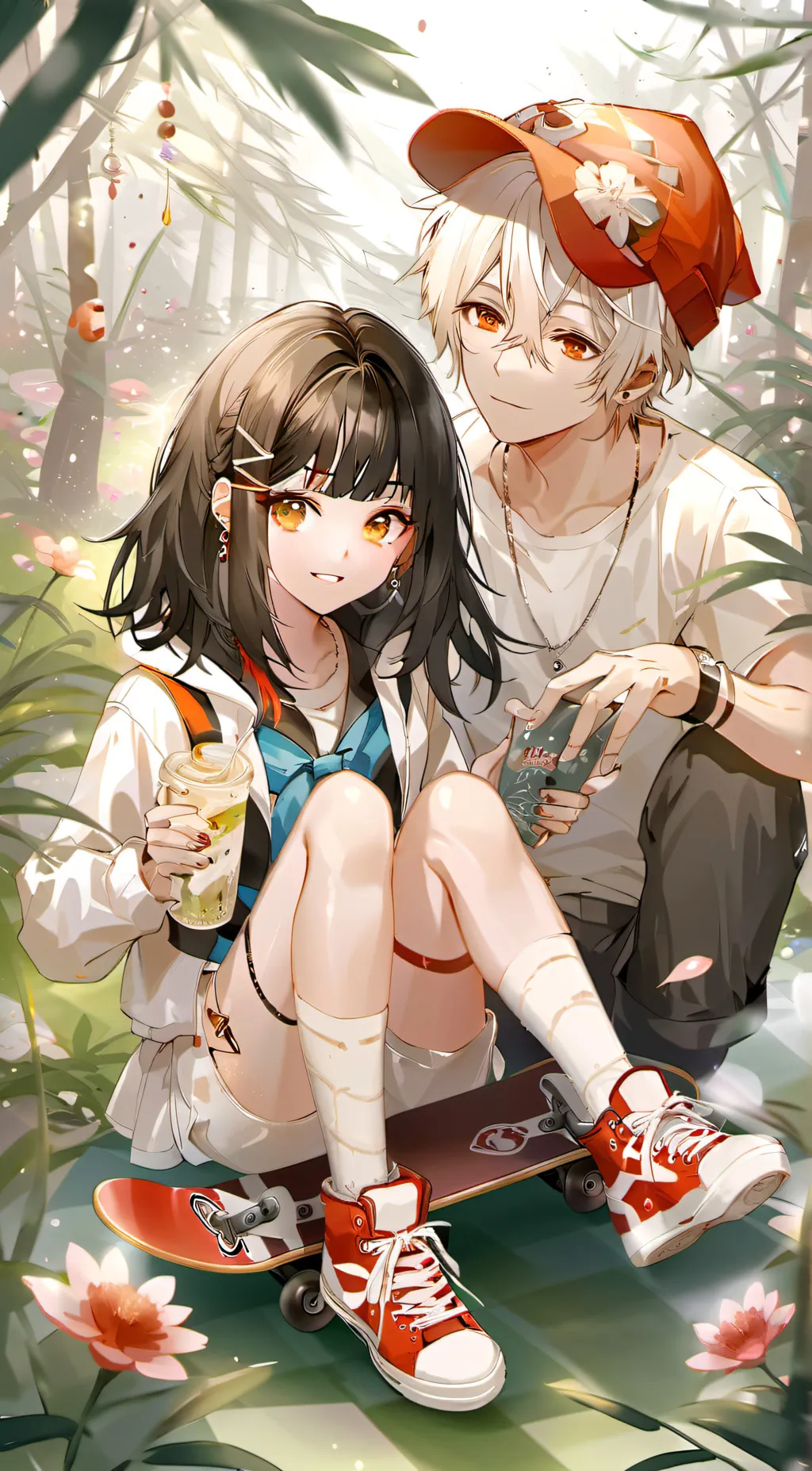 ai character: Yeji & Feji background