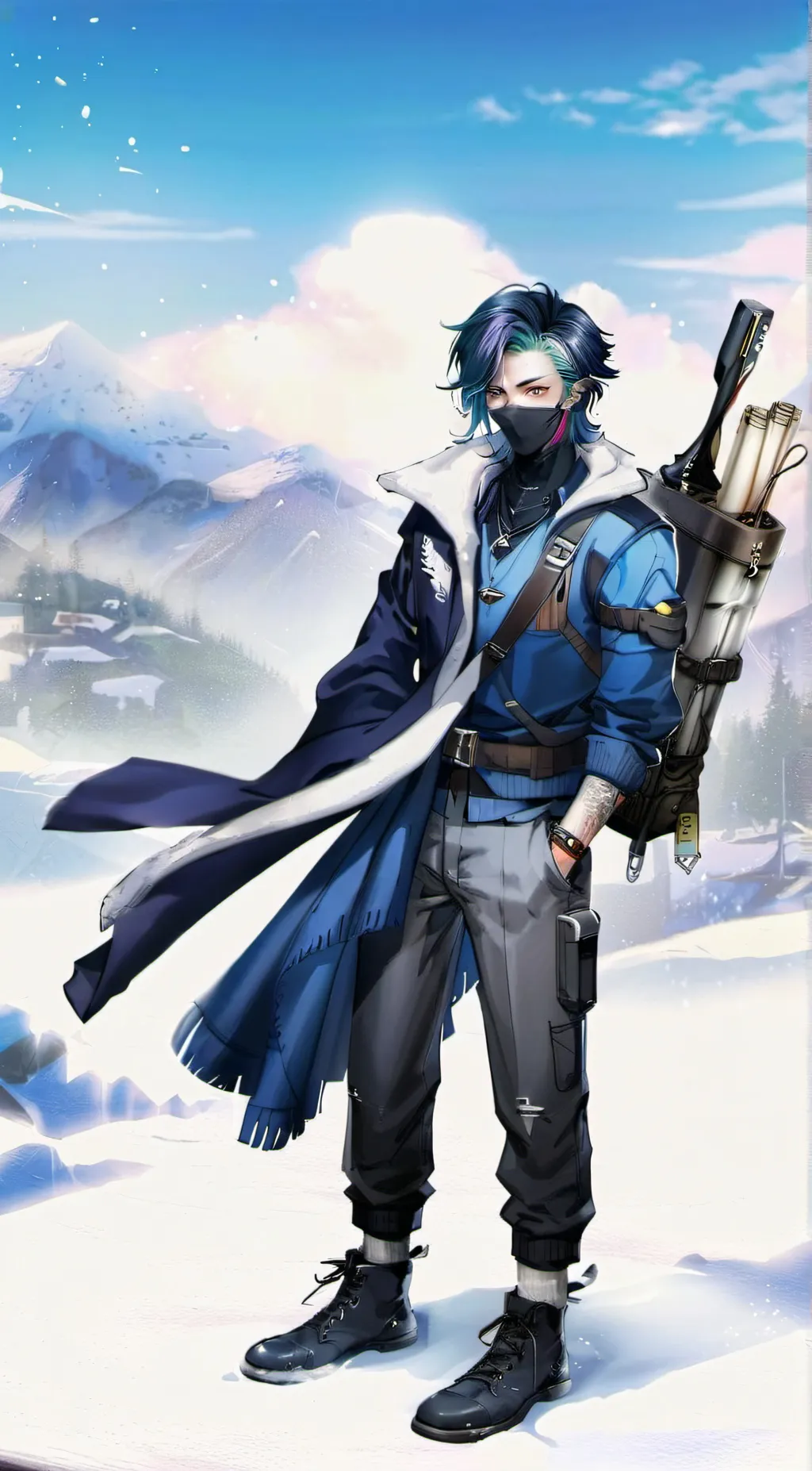 ai character: Idia  background