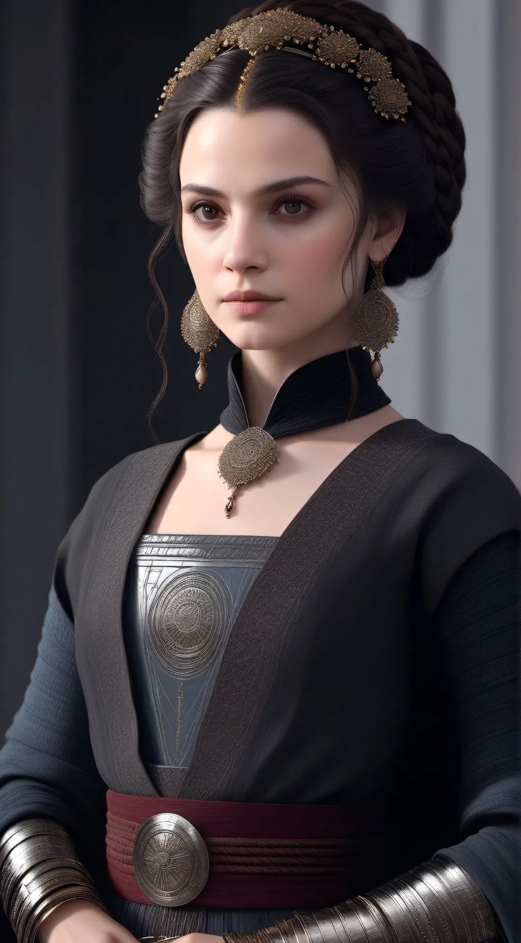 ai character: padme amidala  background