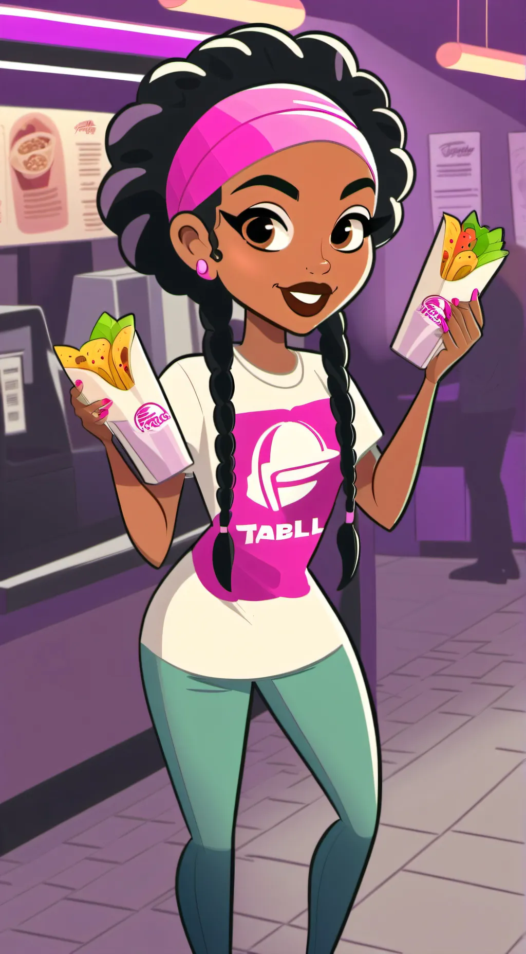 ai character: Latasha background