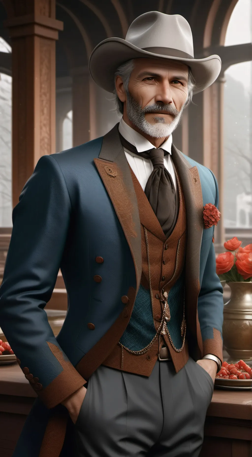 ai character: misser jake background