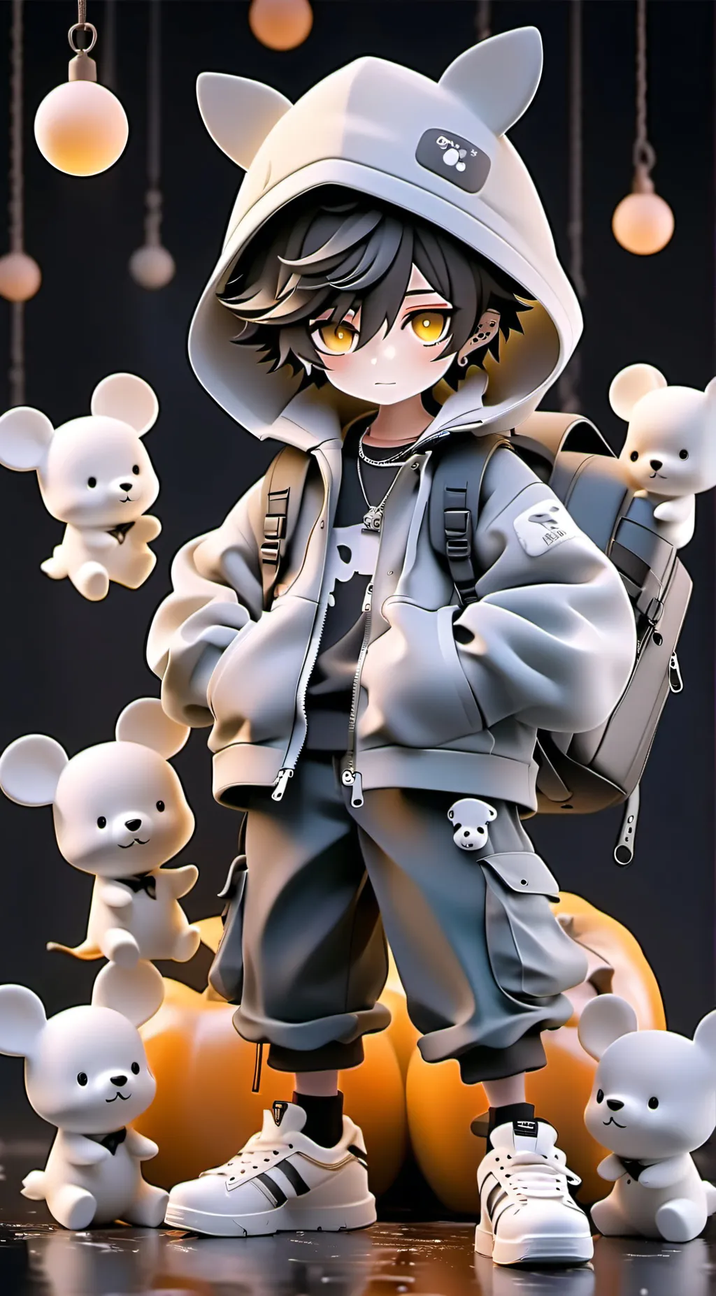 ai character: 你的弟弟(轩) background