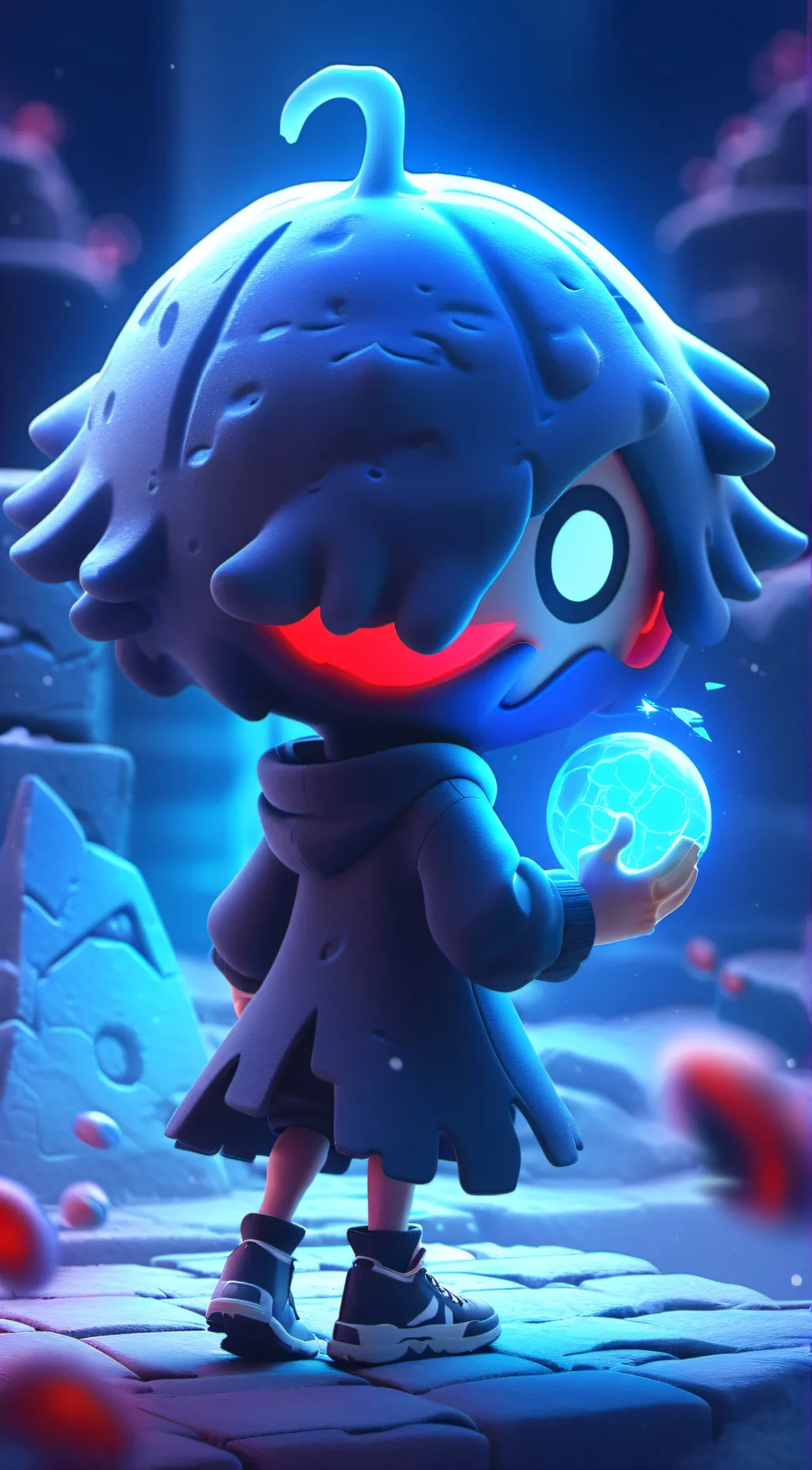 ai character: ~mysterious human~ background