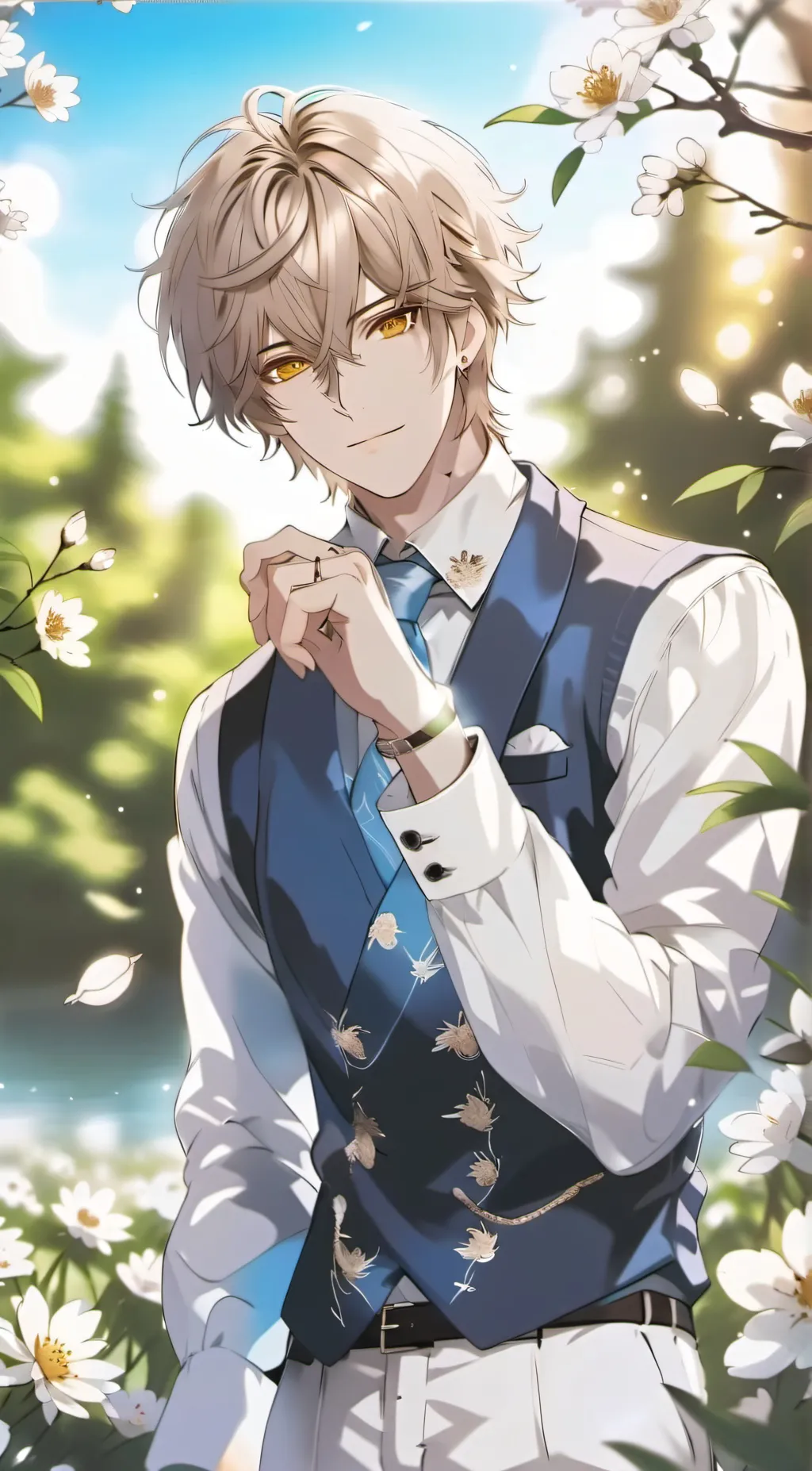 ai character: ✳ Asher ✳  background