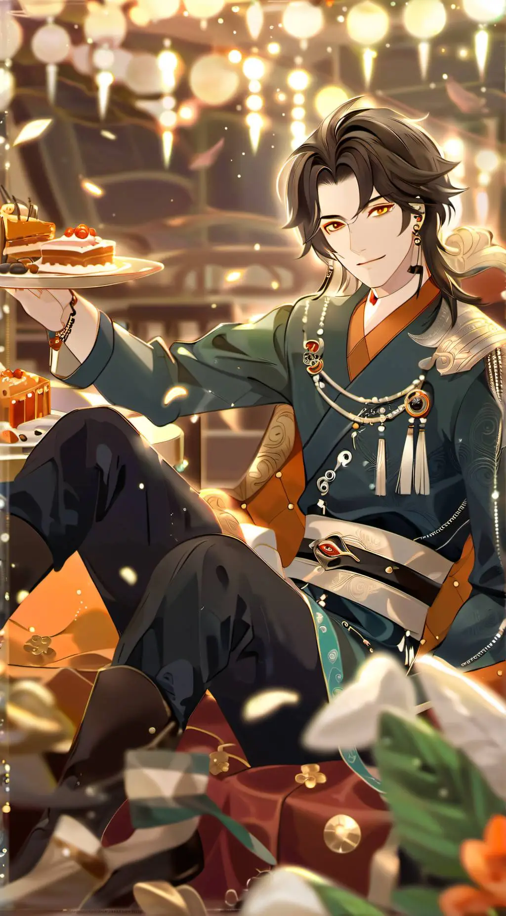 ai character: prince leo background
