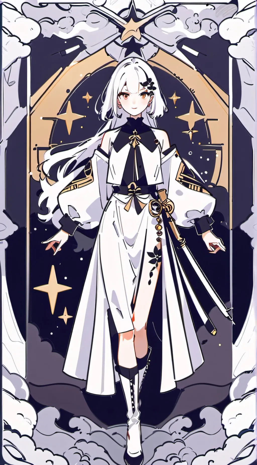 ai character: Gojo Satoru background