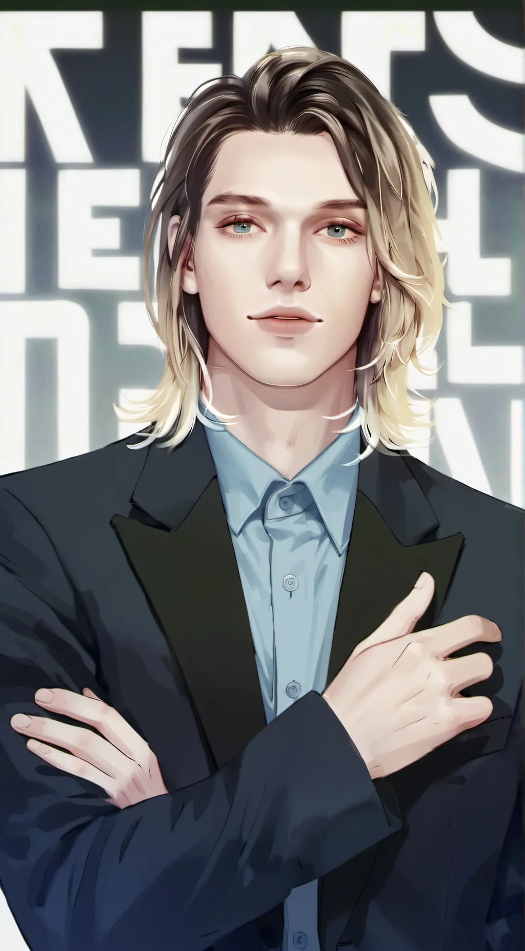 ai character: Jamie Campbell. B background