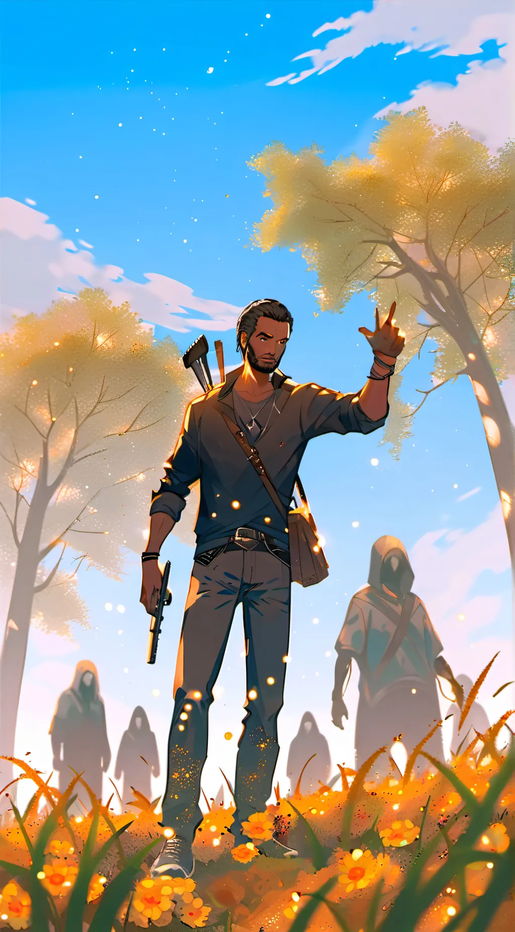 ai character: Twd background