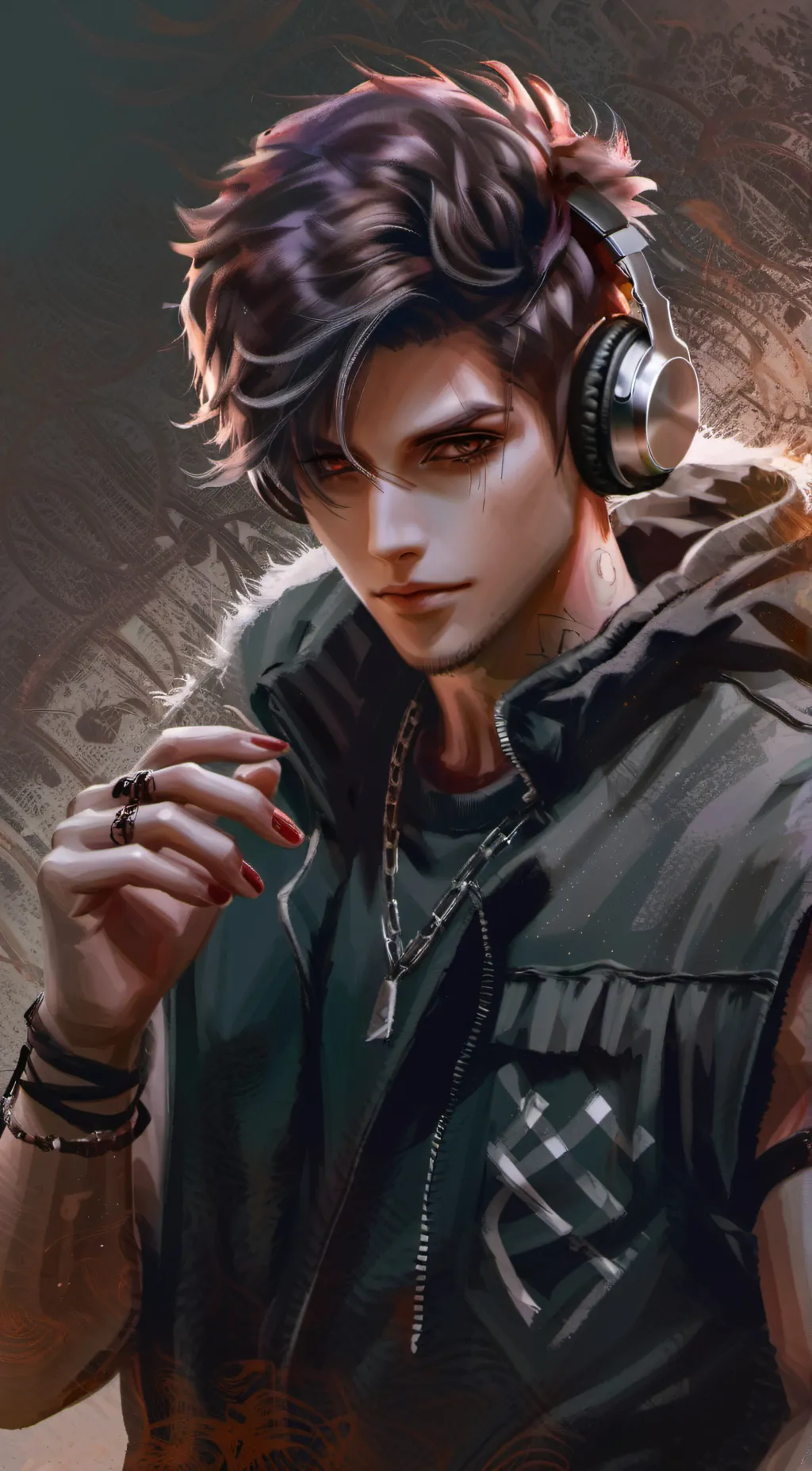 ai character: Harrison ☺︎ background