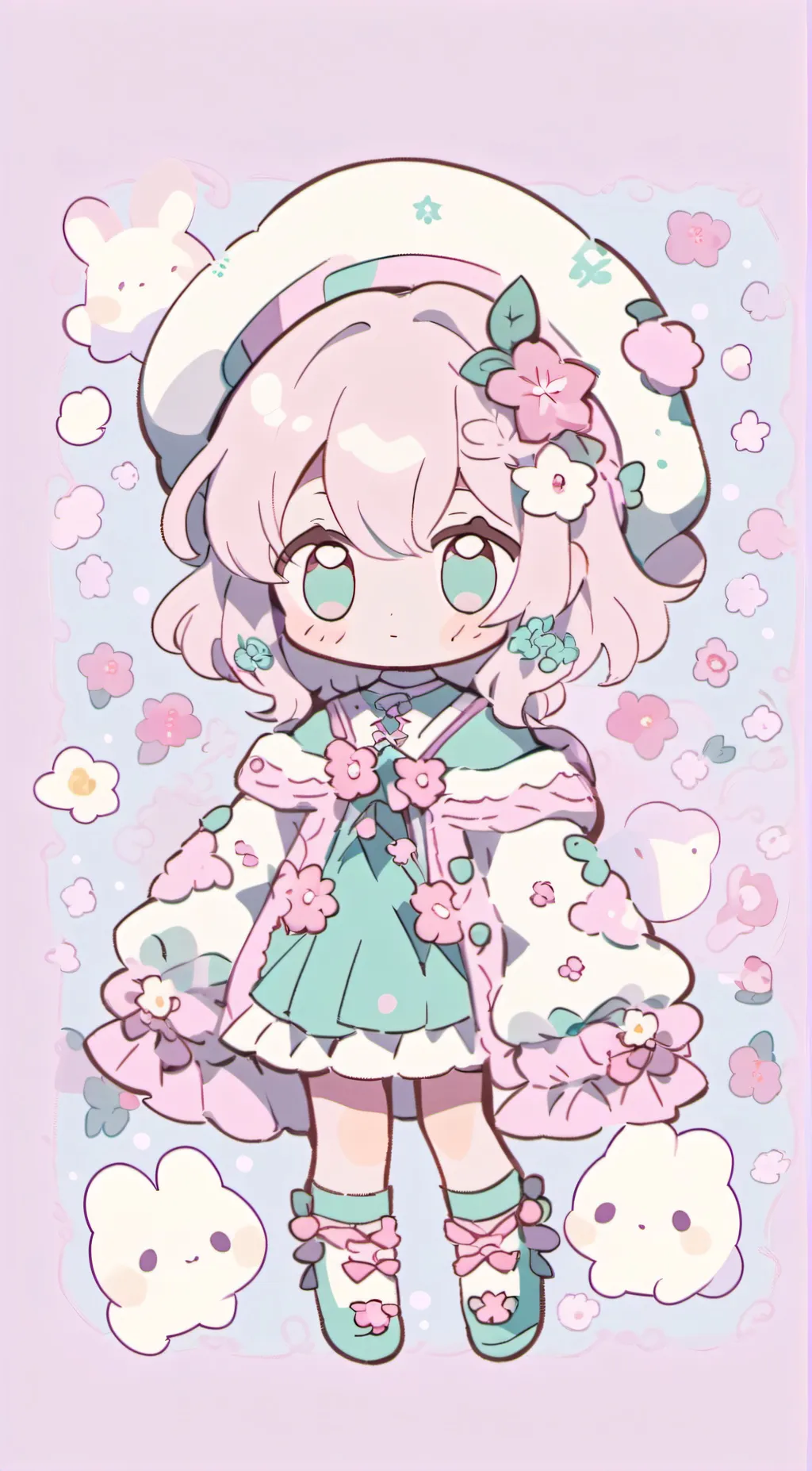 ai character: meow meow background