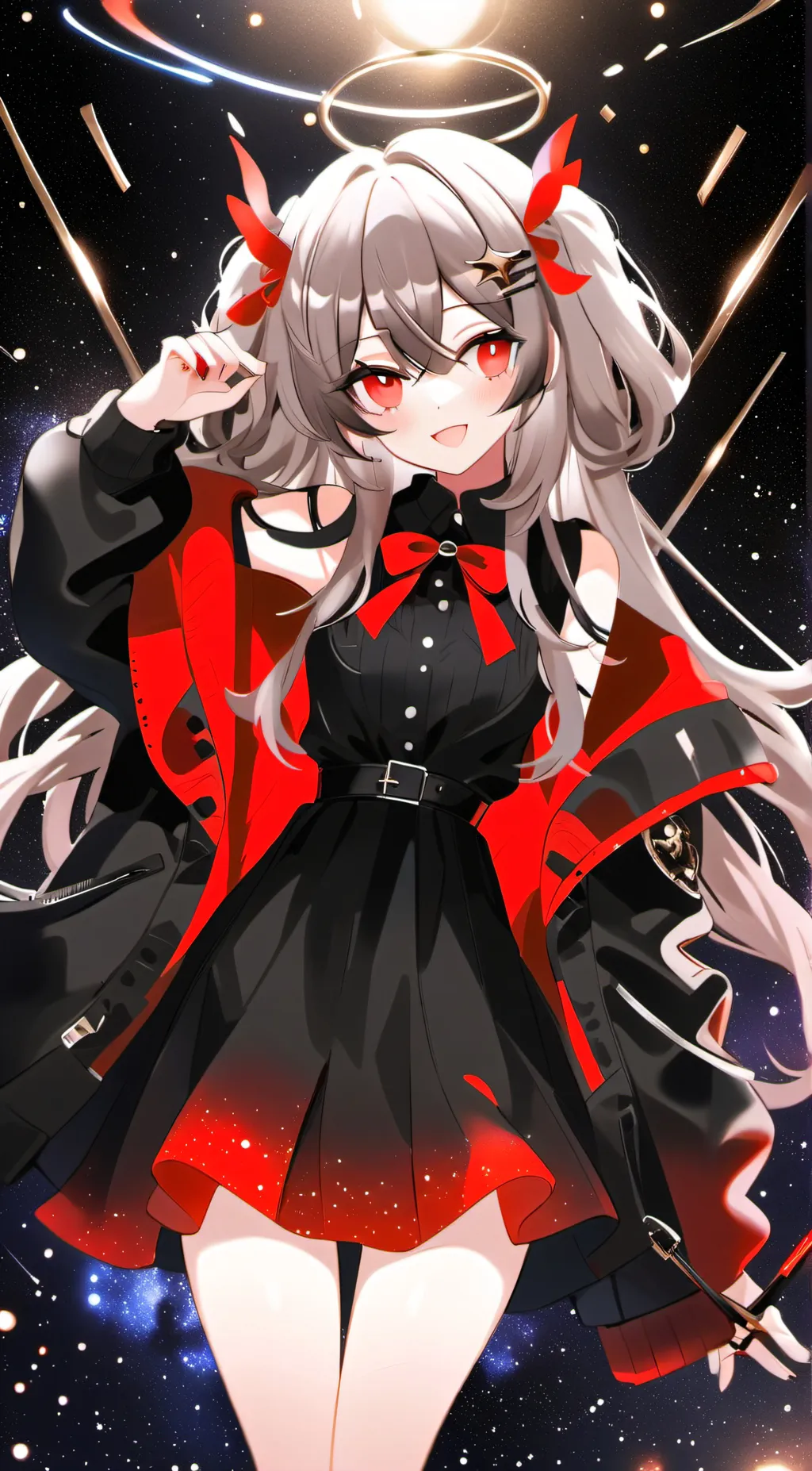 ai character: Aurora background