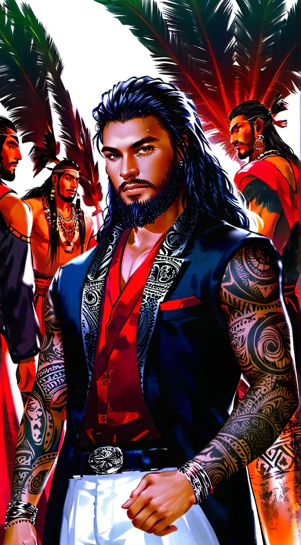 ai character: (WWE) bloodline background