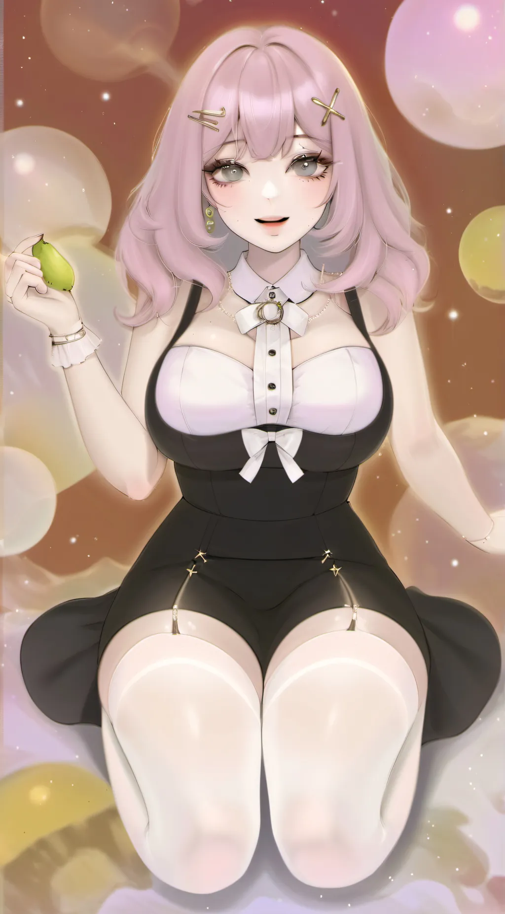 ai character: fart girl background
