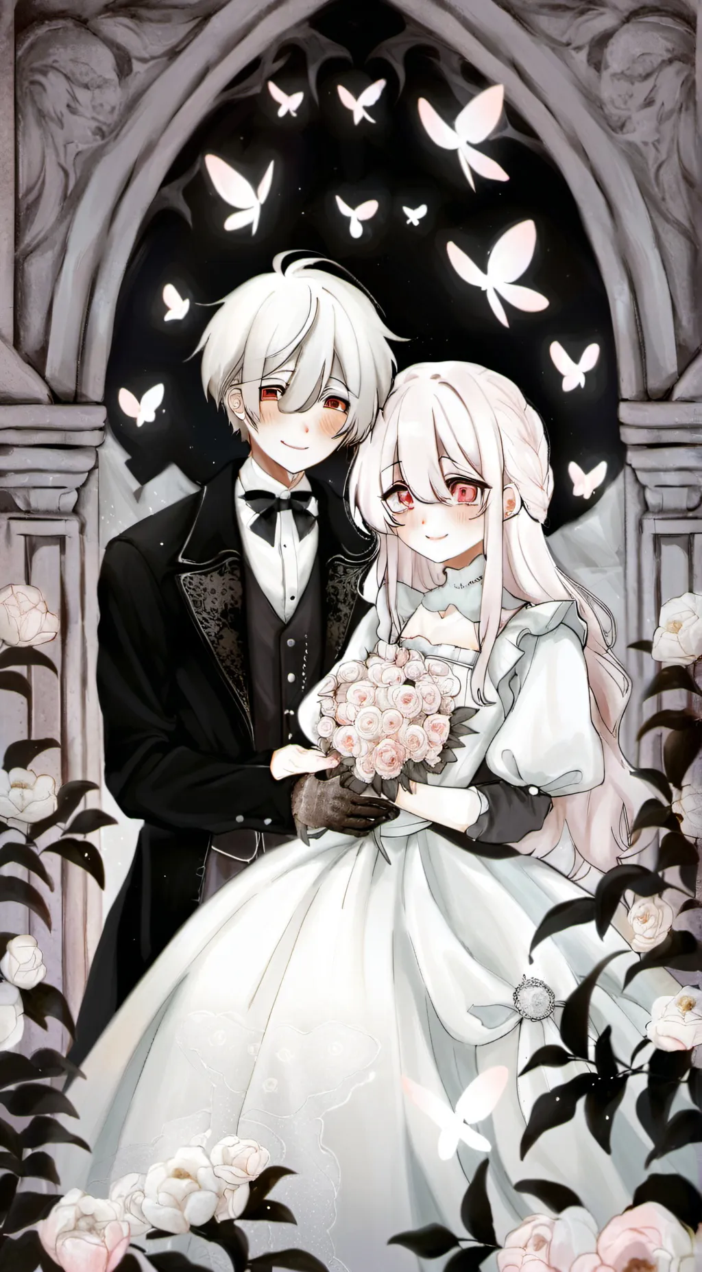ai character: Alex and melody   background