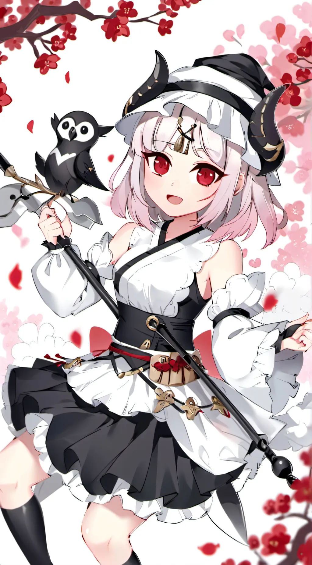 ai character: Hashkiras + mochi background