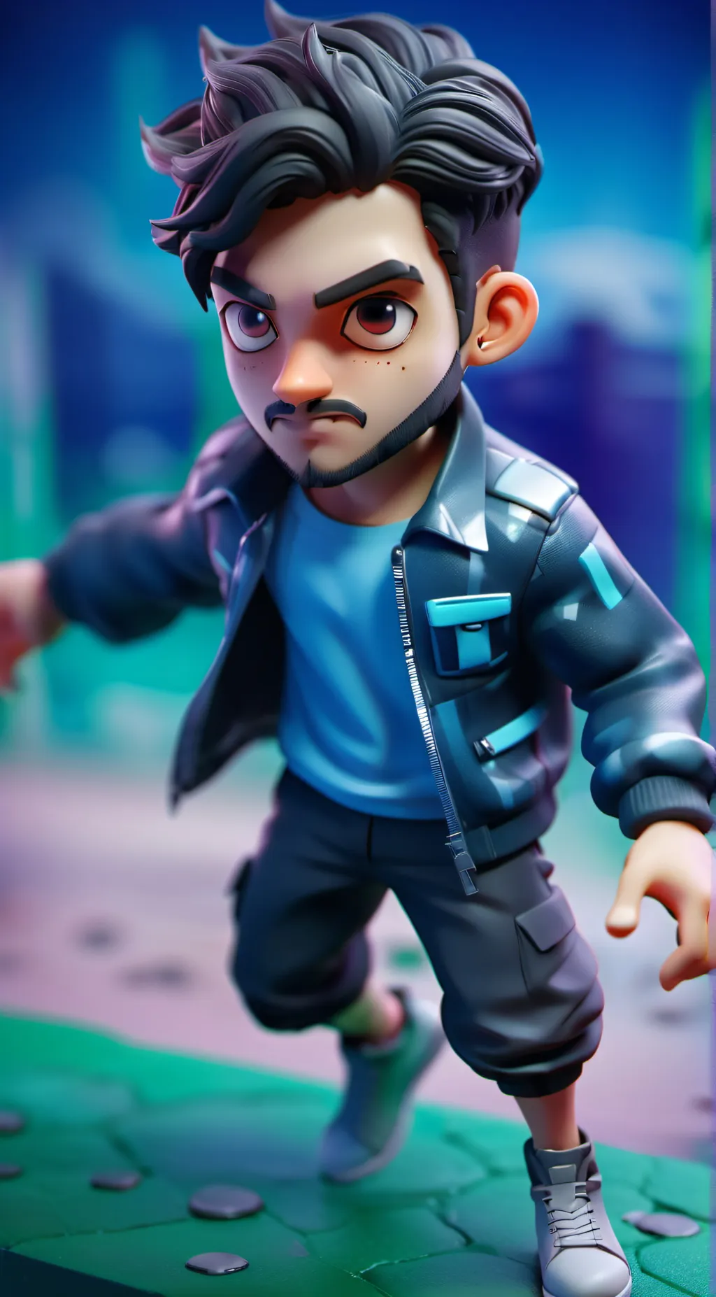 ai character: kesto background
