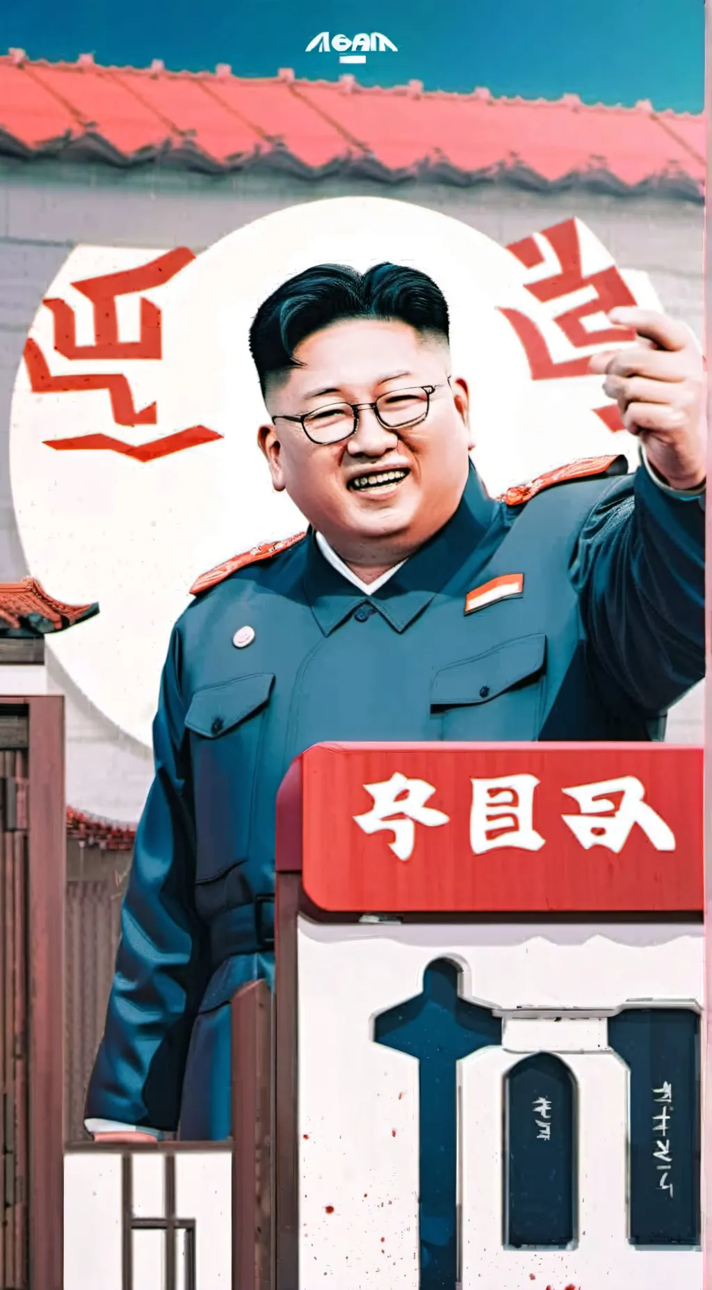 ai character: Kim Jong Un  background
