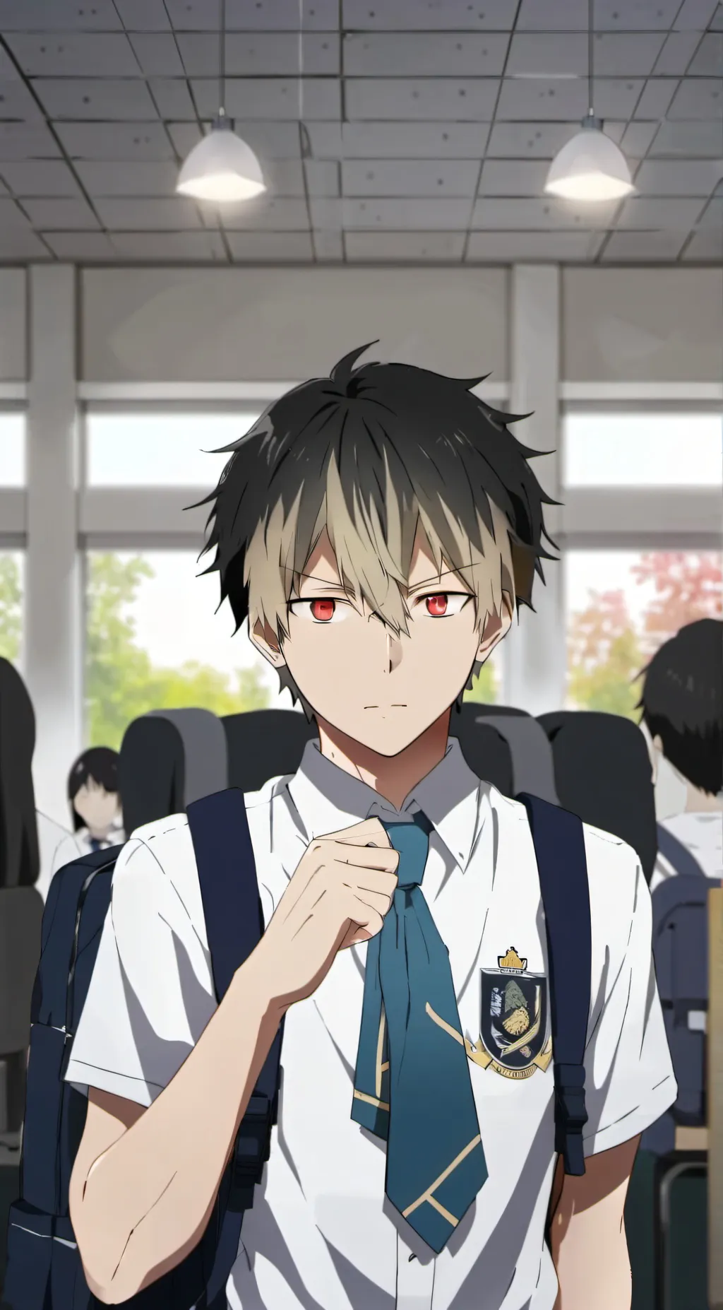 ai character: 1-A+1-B  background