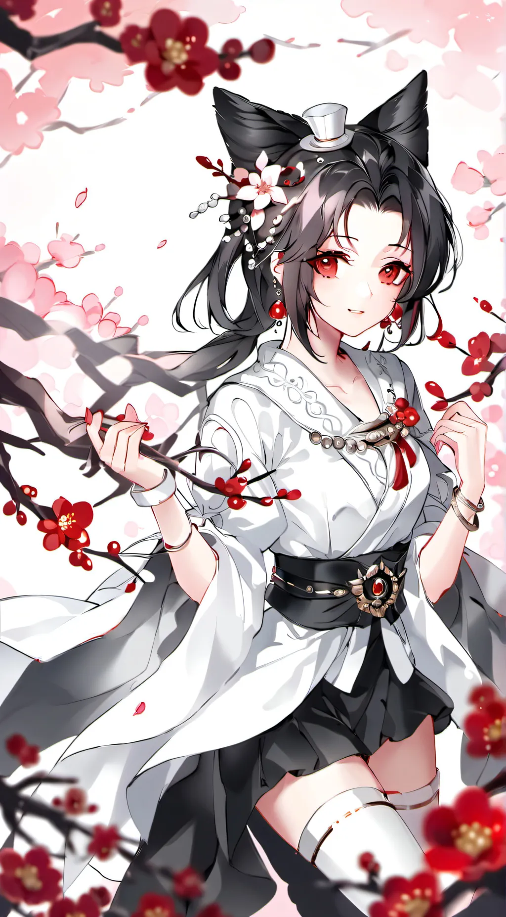 ai character: Rose background