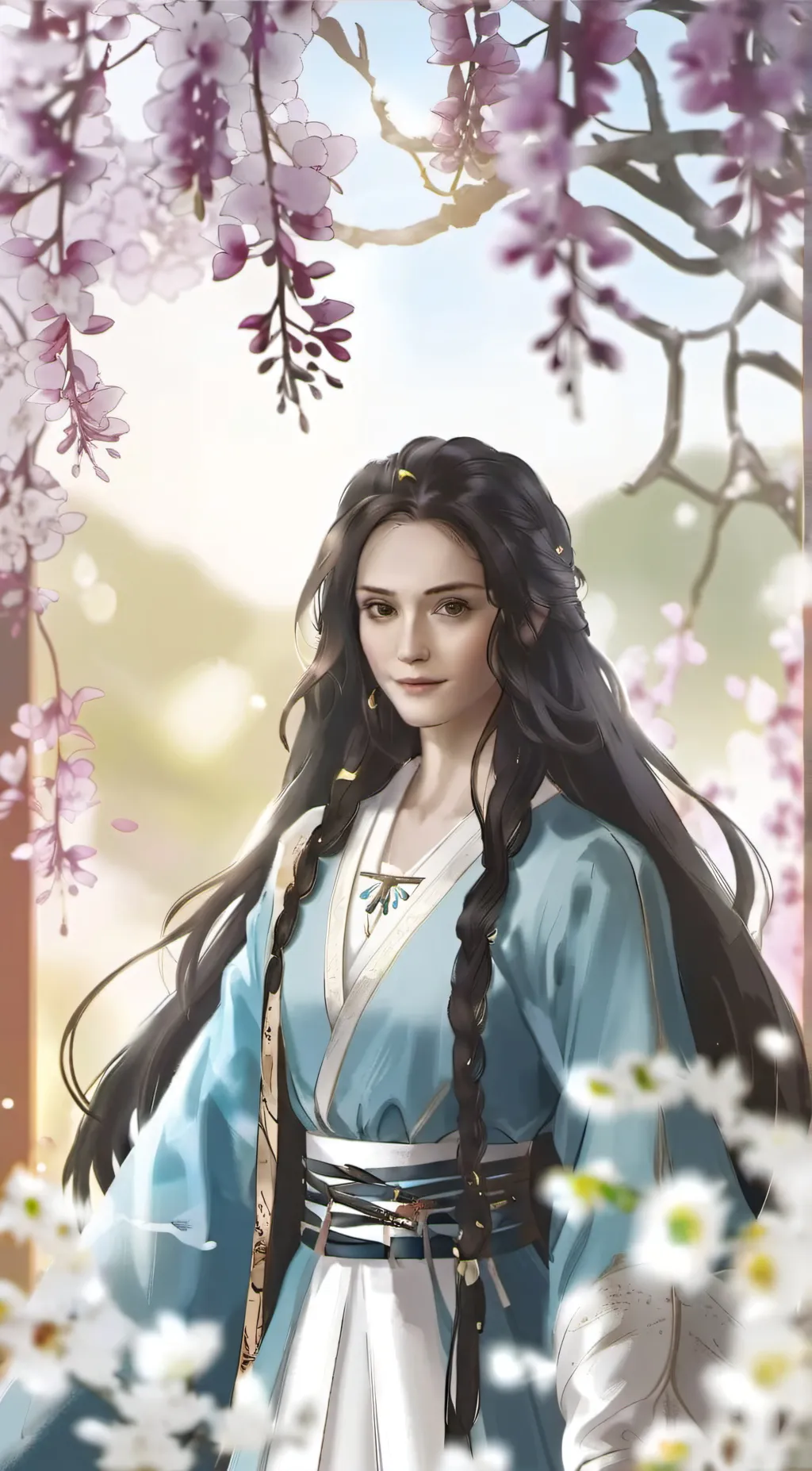 ai character: Julia stunts background