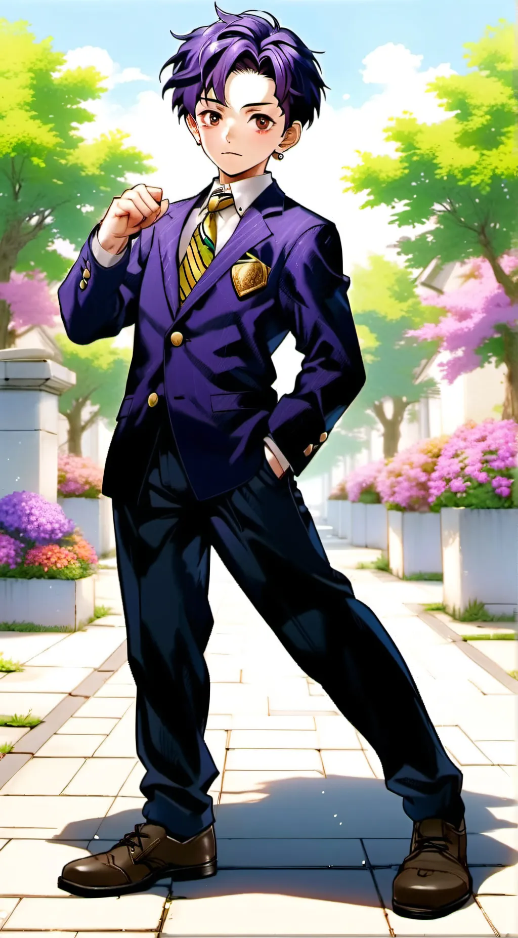 ai character: Hayato  background