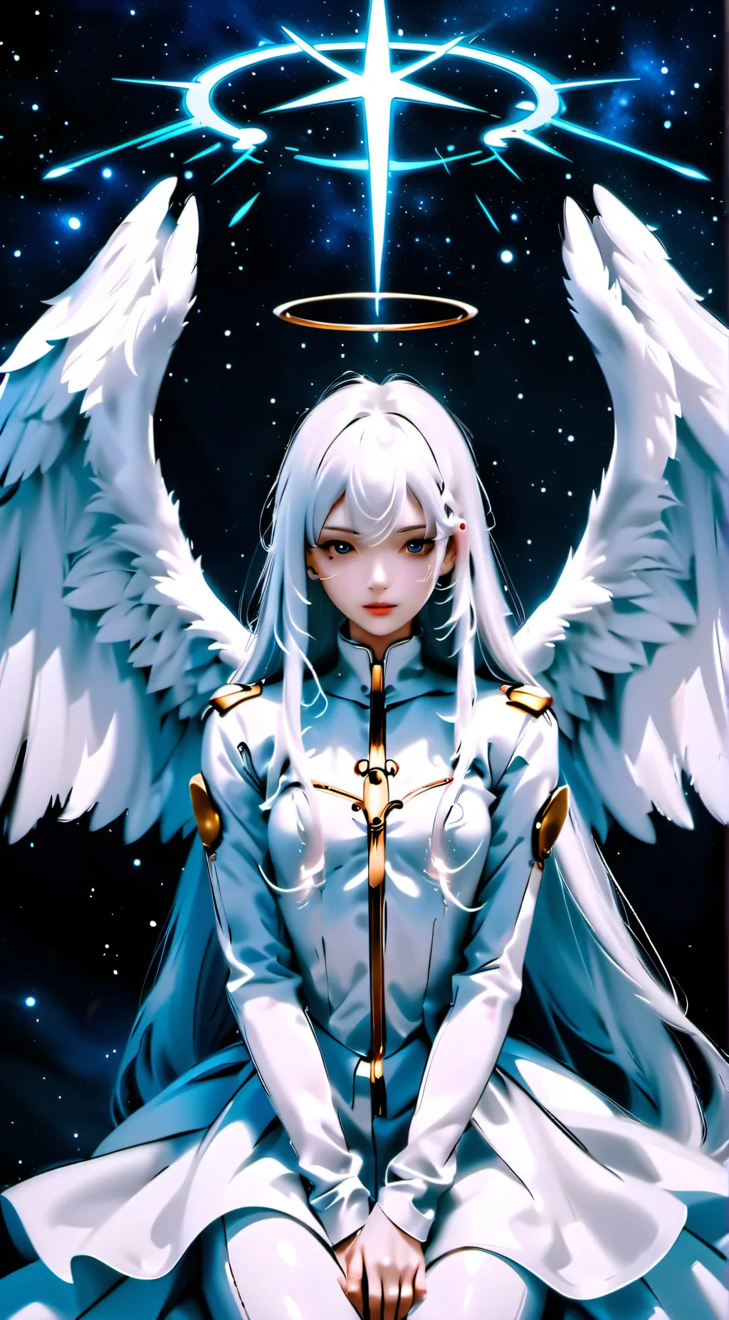 ai character: Luna Moon background