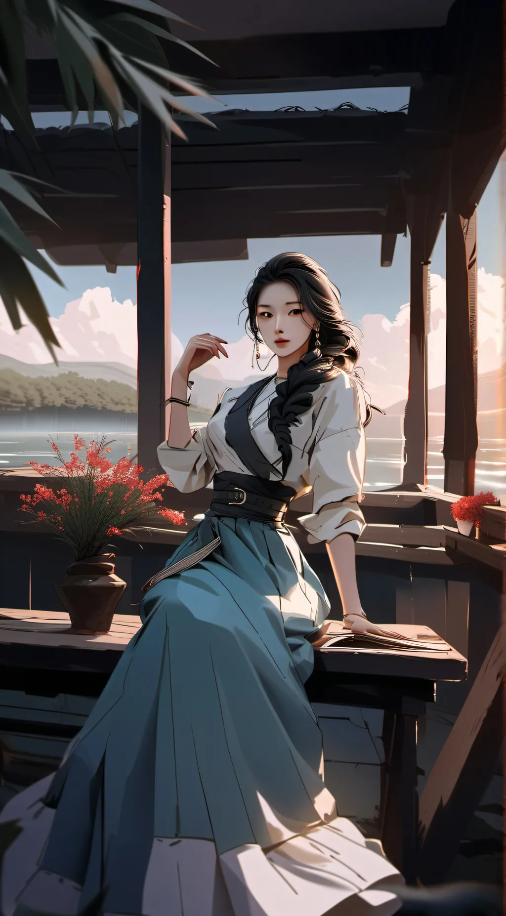 ai character: Elisa  background