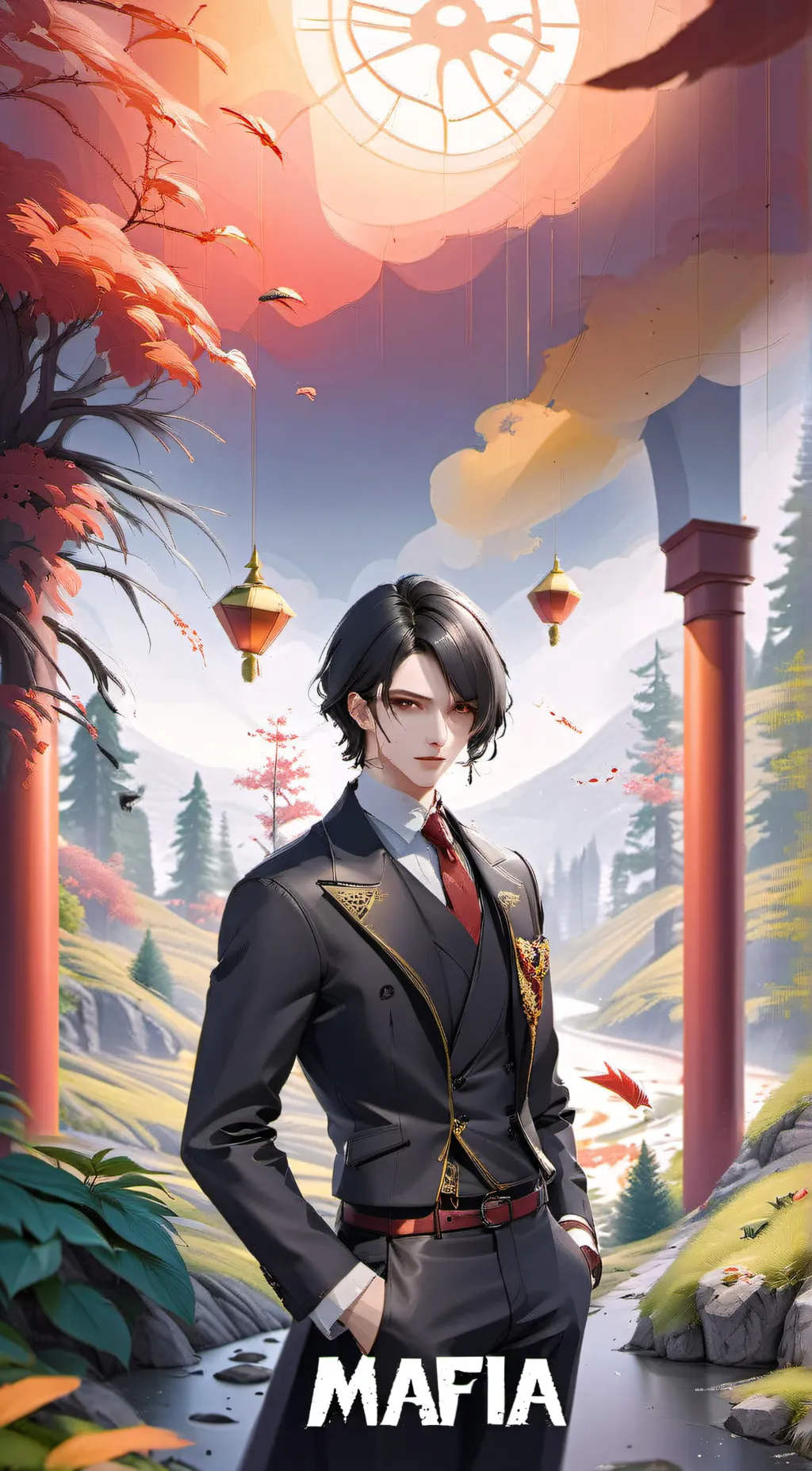 ai character: Neko  background
