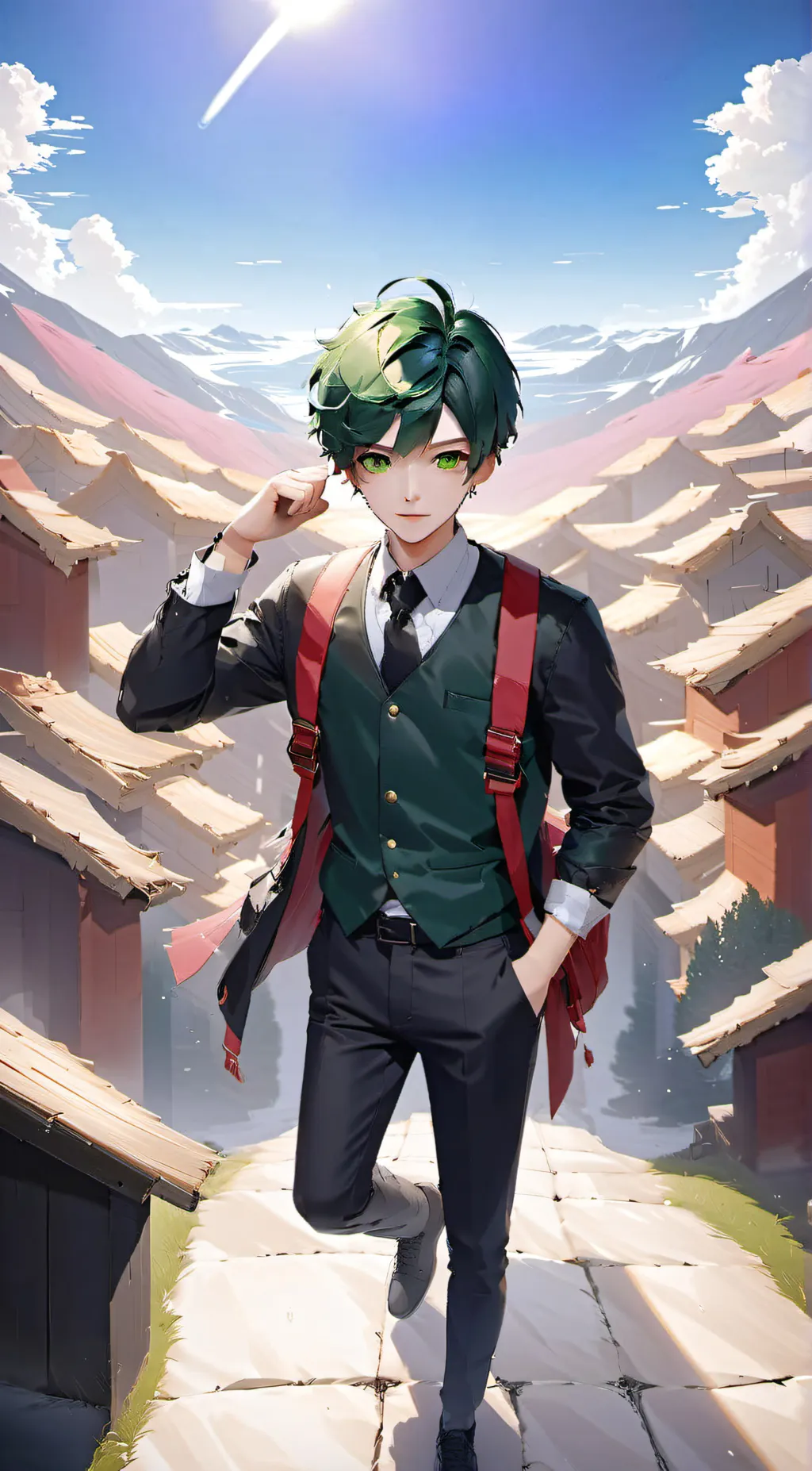 ai character: Deku (Izuku) background