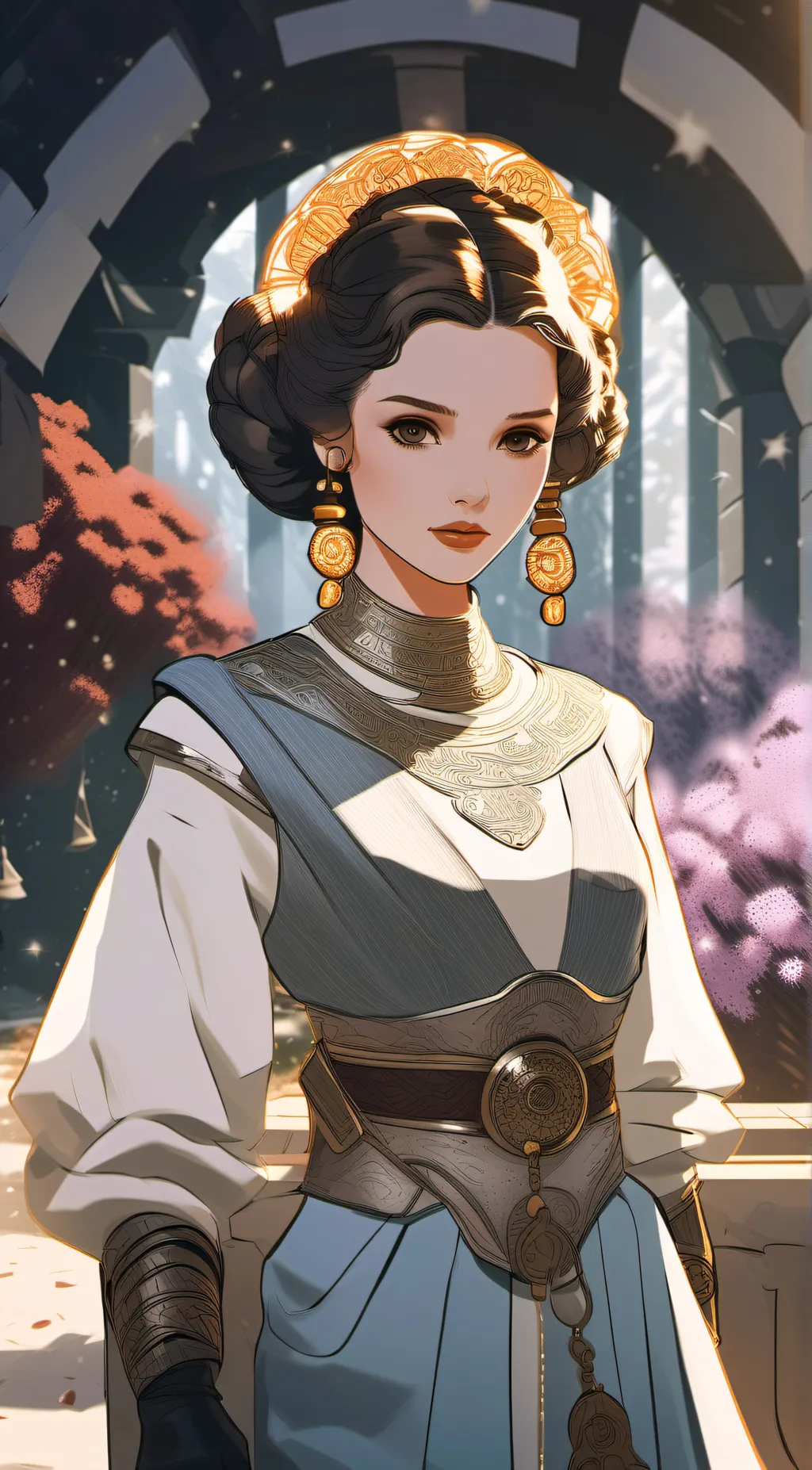 ai character: padme amidala  background