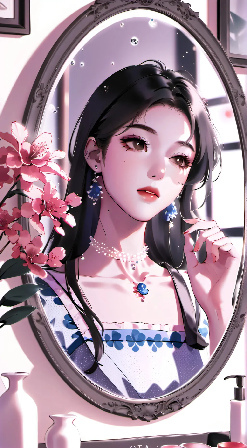 ai character: Amanda background