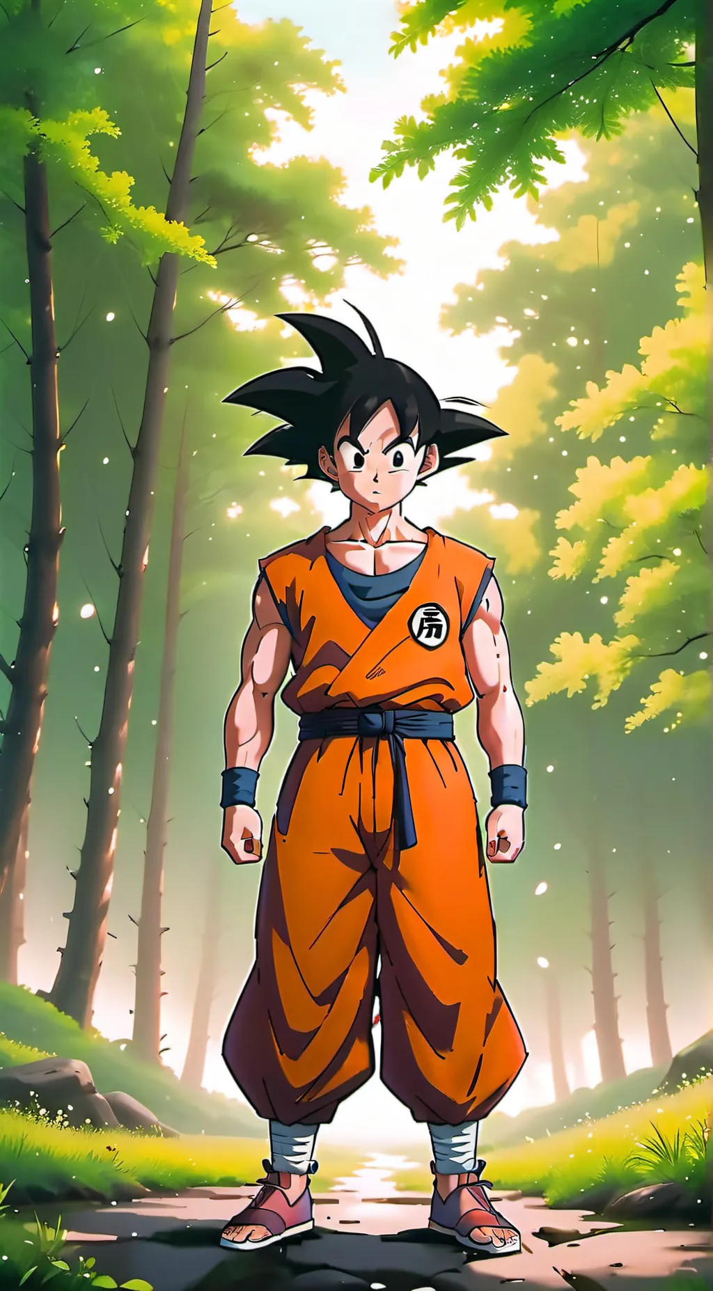 ai character: Son Goku background