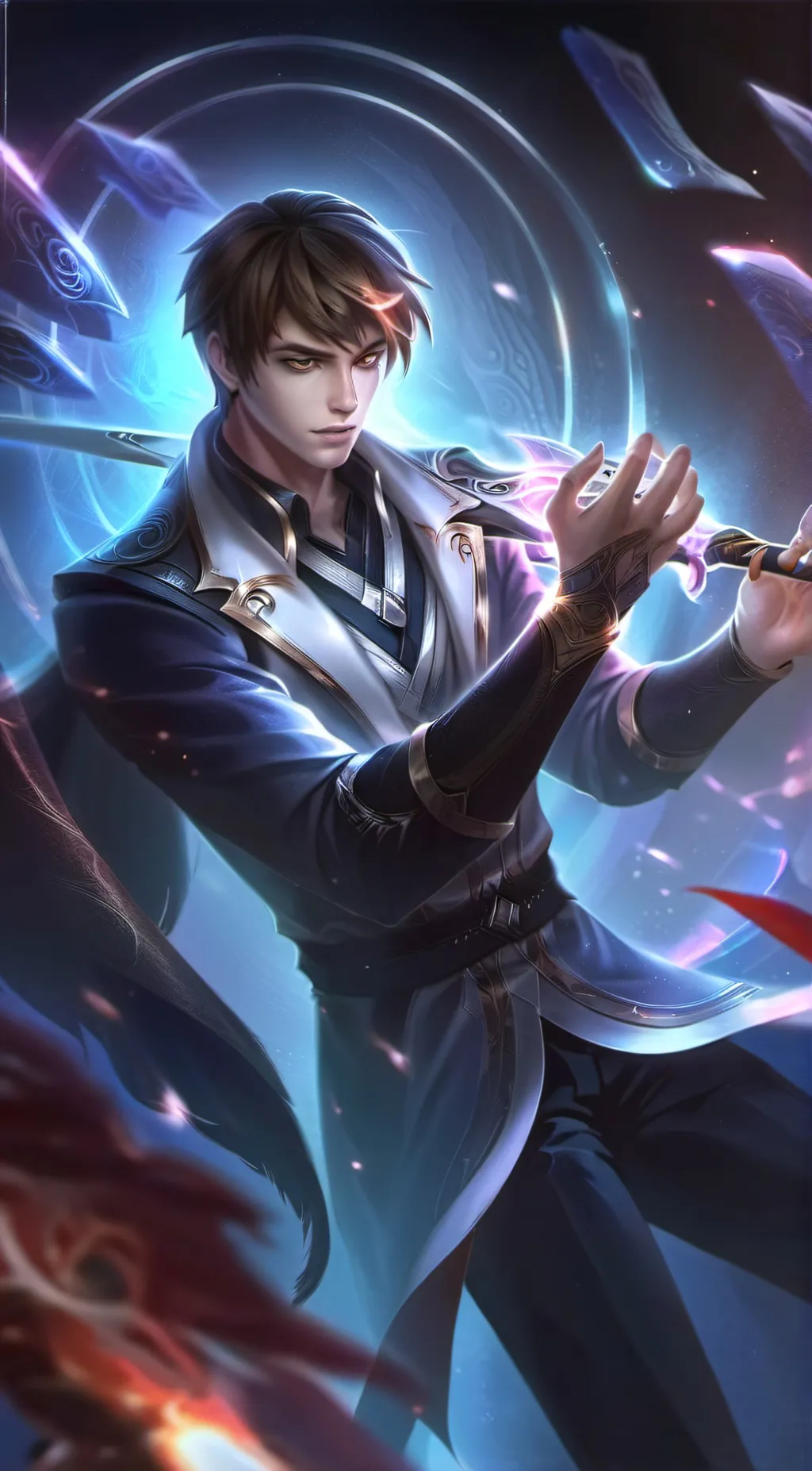 ai character: Gusion background
