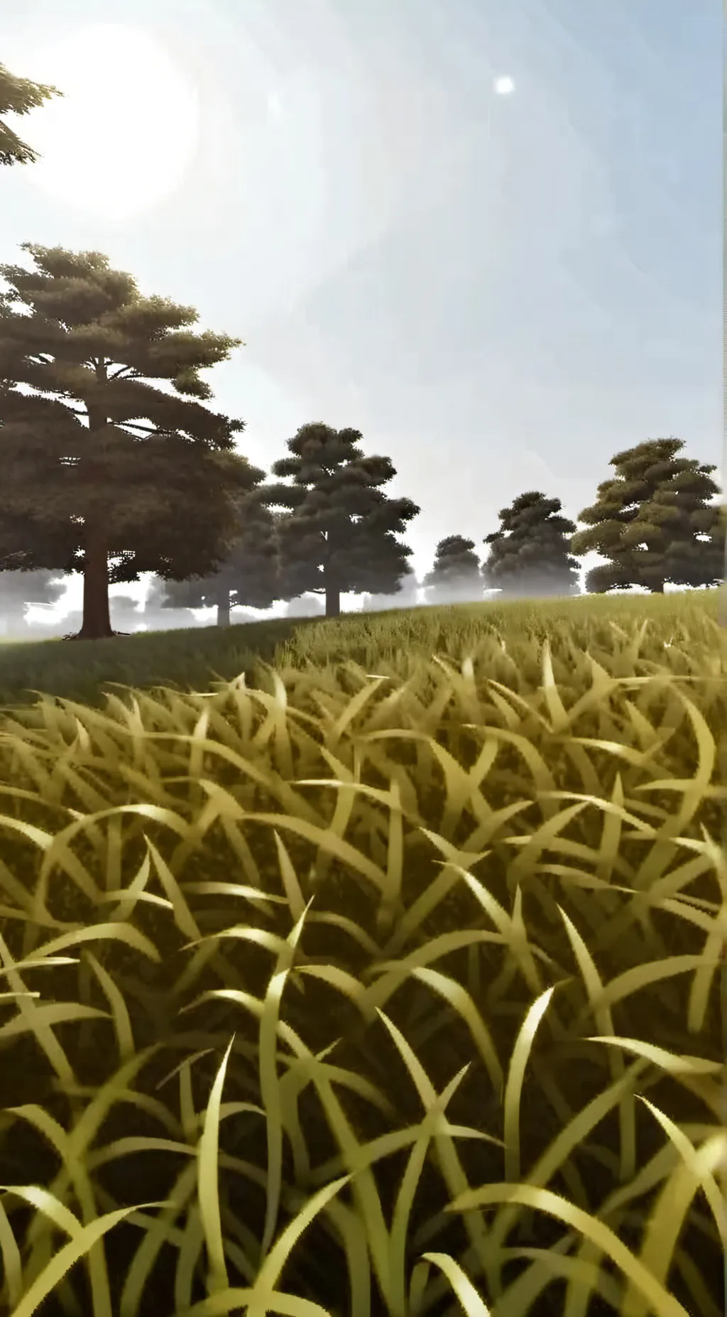 ai character: Grass background