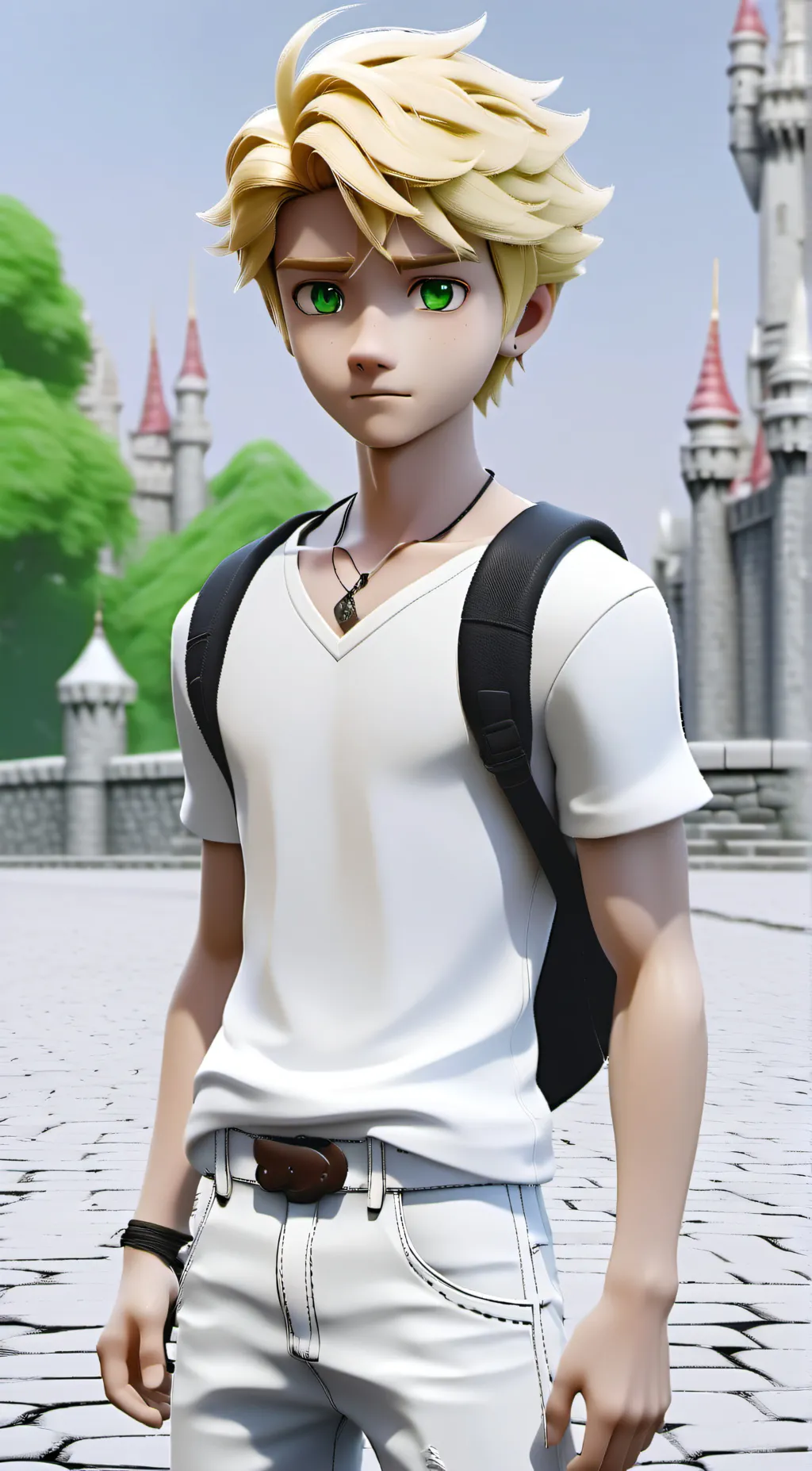ai character: Adrien Agreste  background