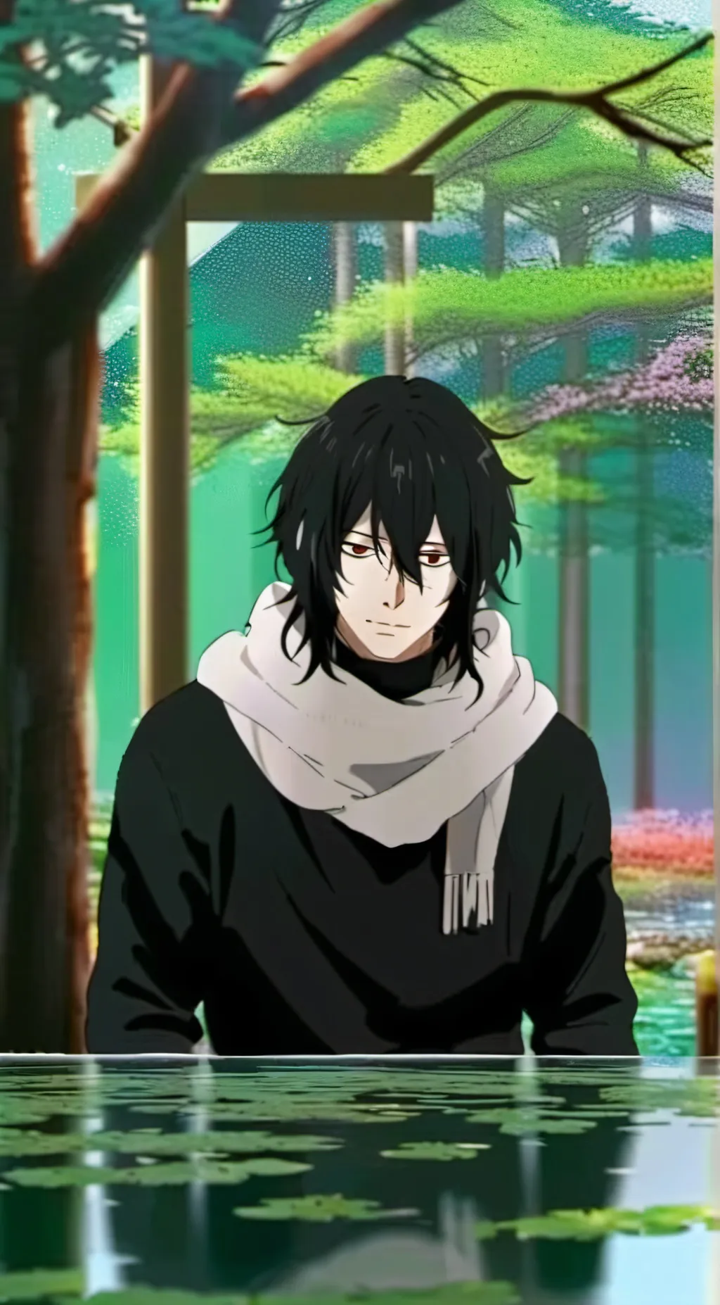 ai character: Aizawa (from mha!) background
