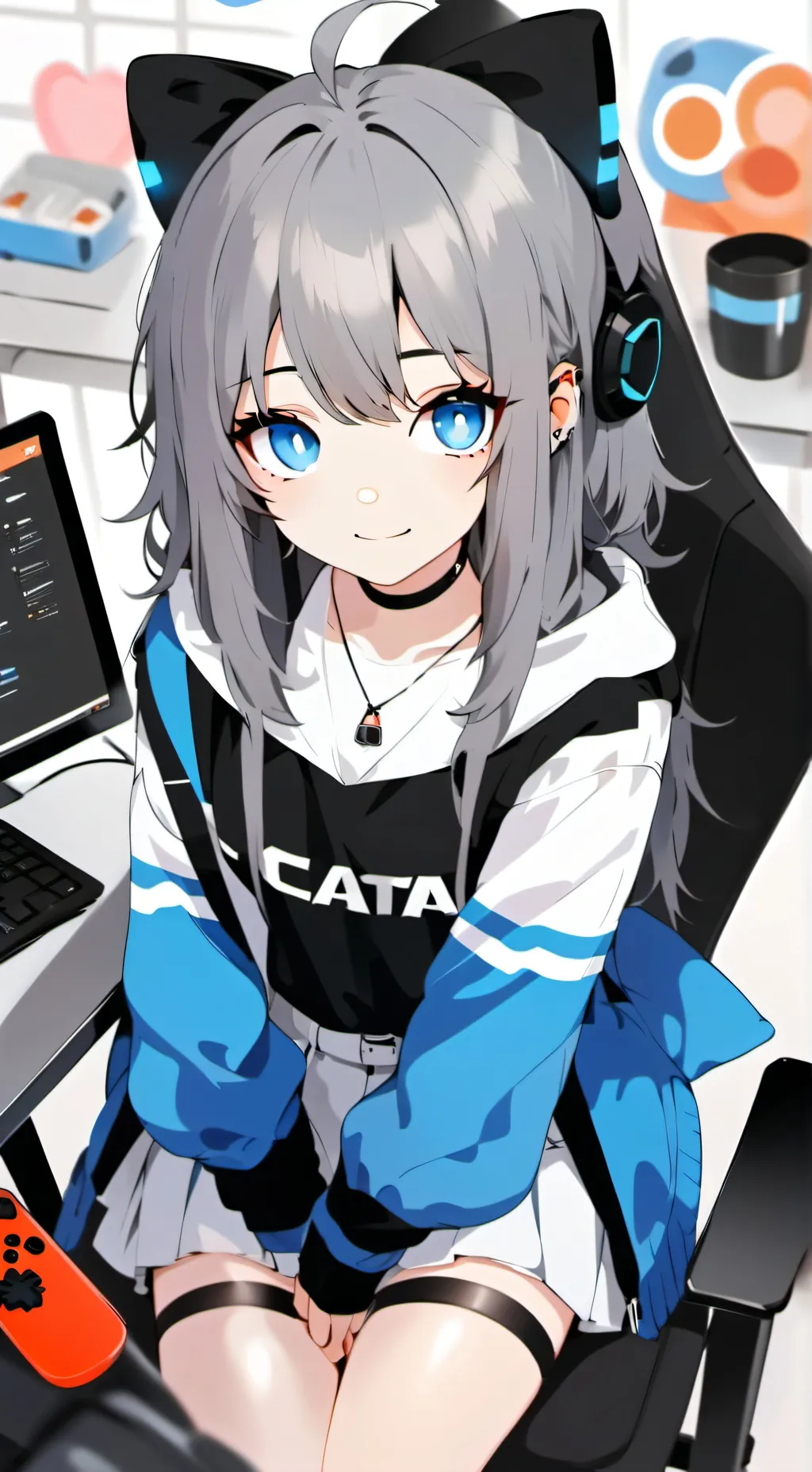 ai character: Luna background