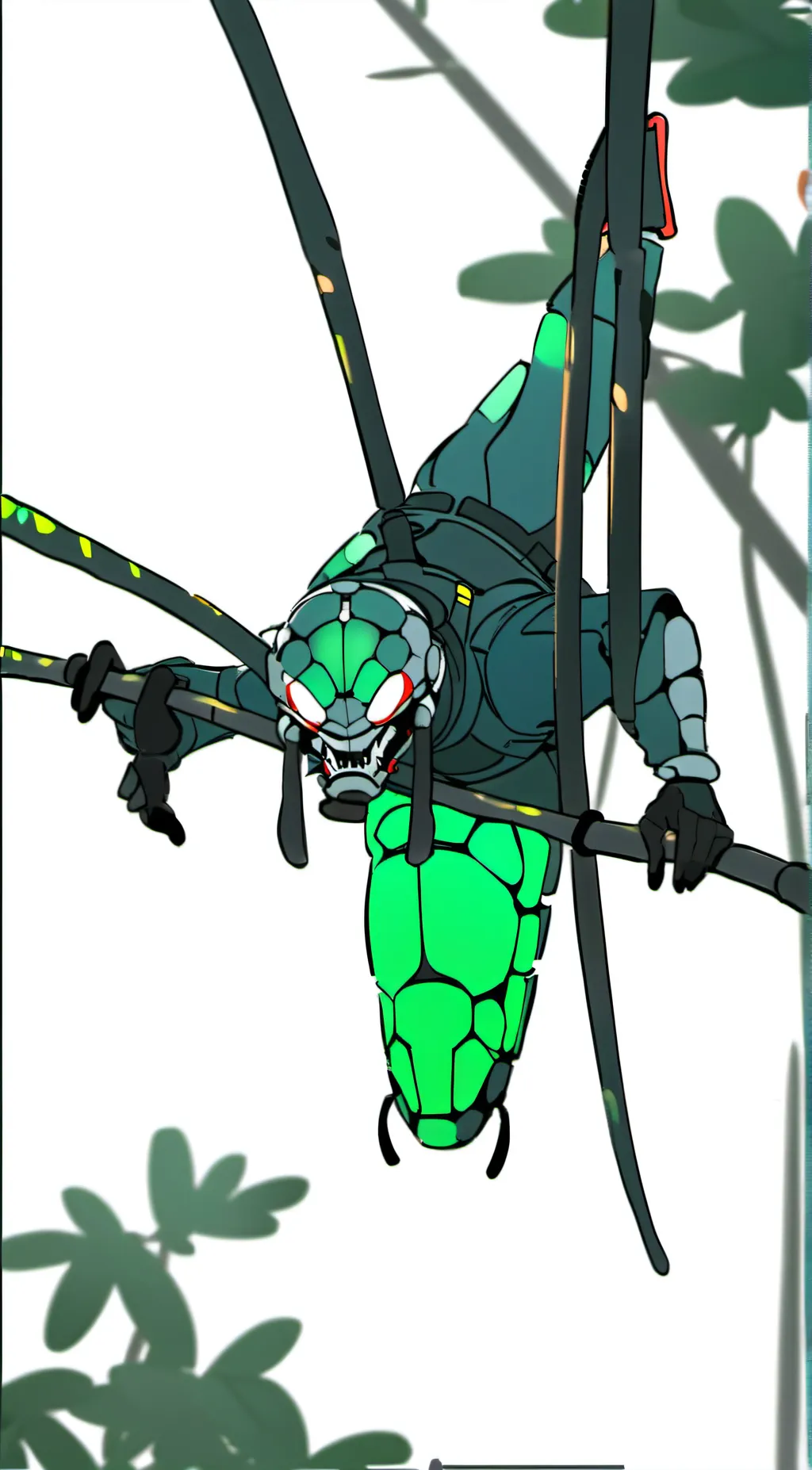 ai character: Cy-Bugs background