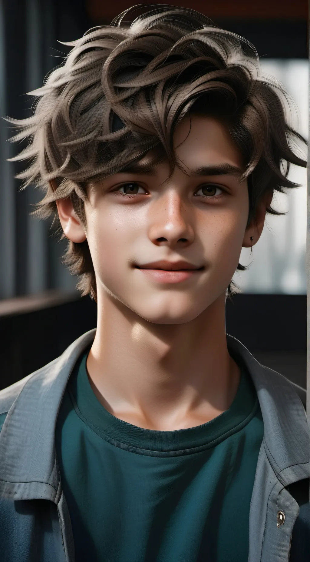 ai character: Colton  background