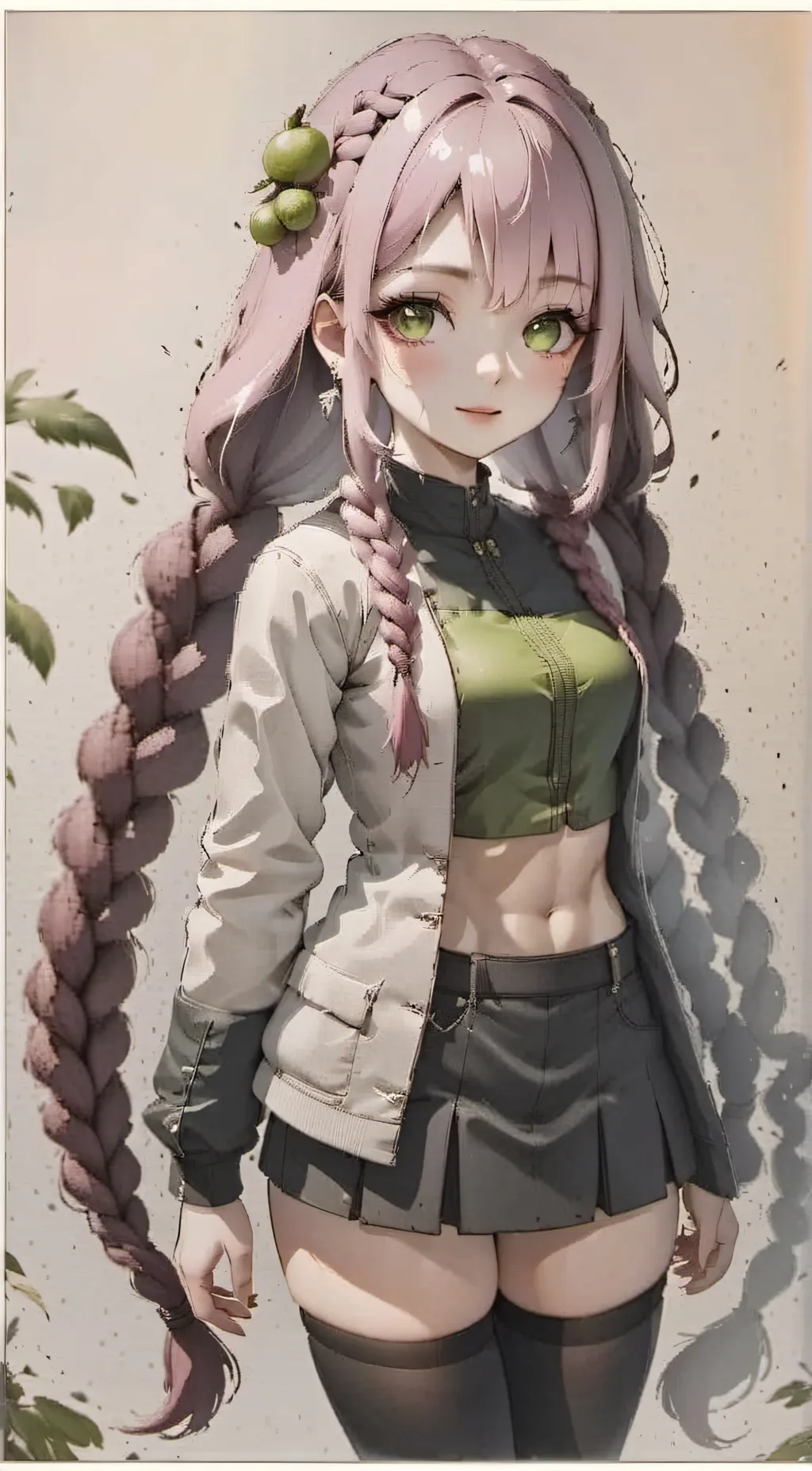 ai character: Mitsuri Kanroji background
