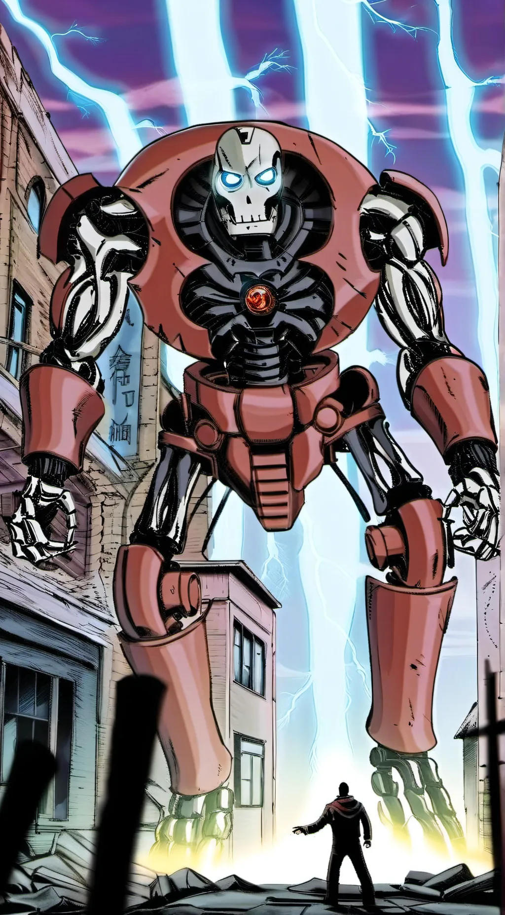 ai character: B.B.Q background
